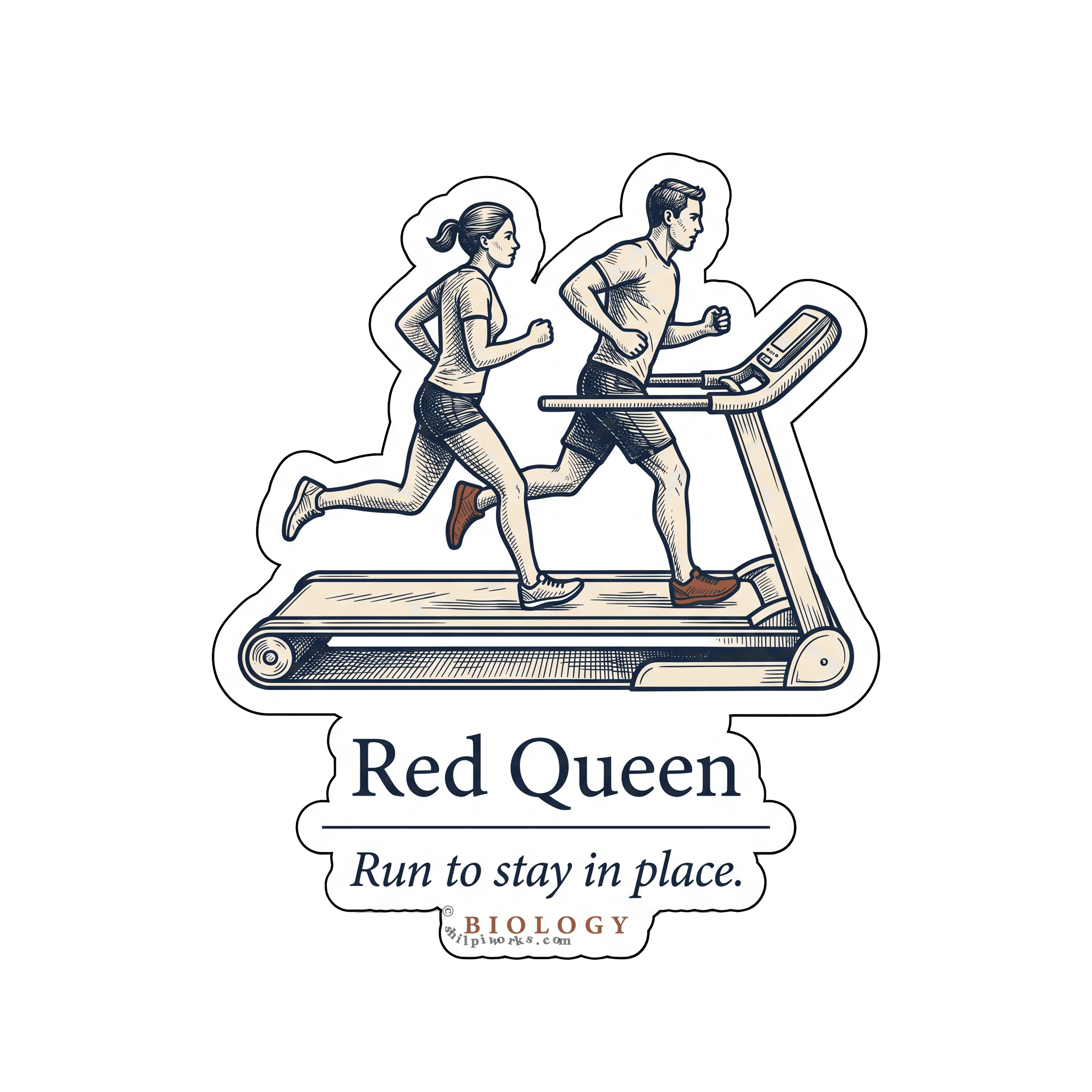 Red Queen Principle: Constant Evolution