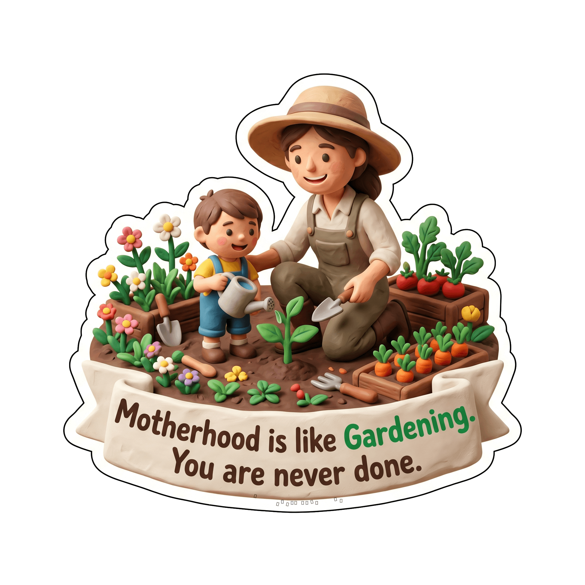 Motherhood's Endless Garden Journey
