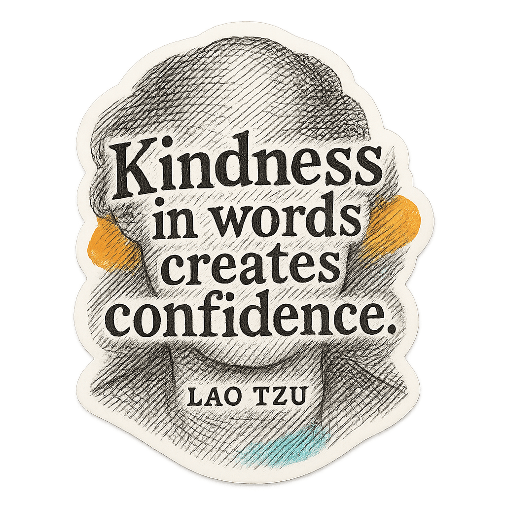Lao Tzu Wisdom: Kindness in Words, Confidence Within