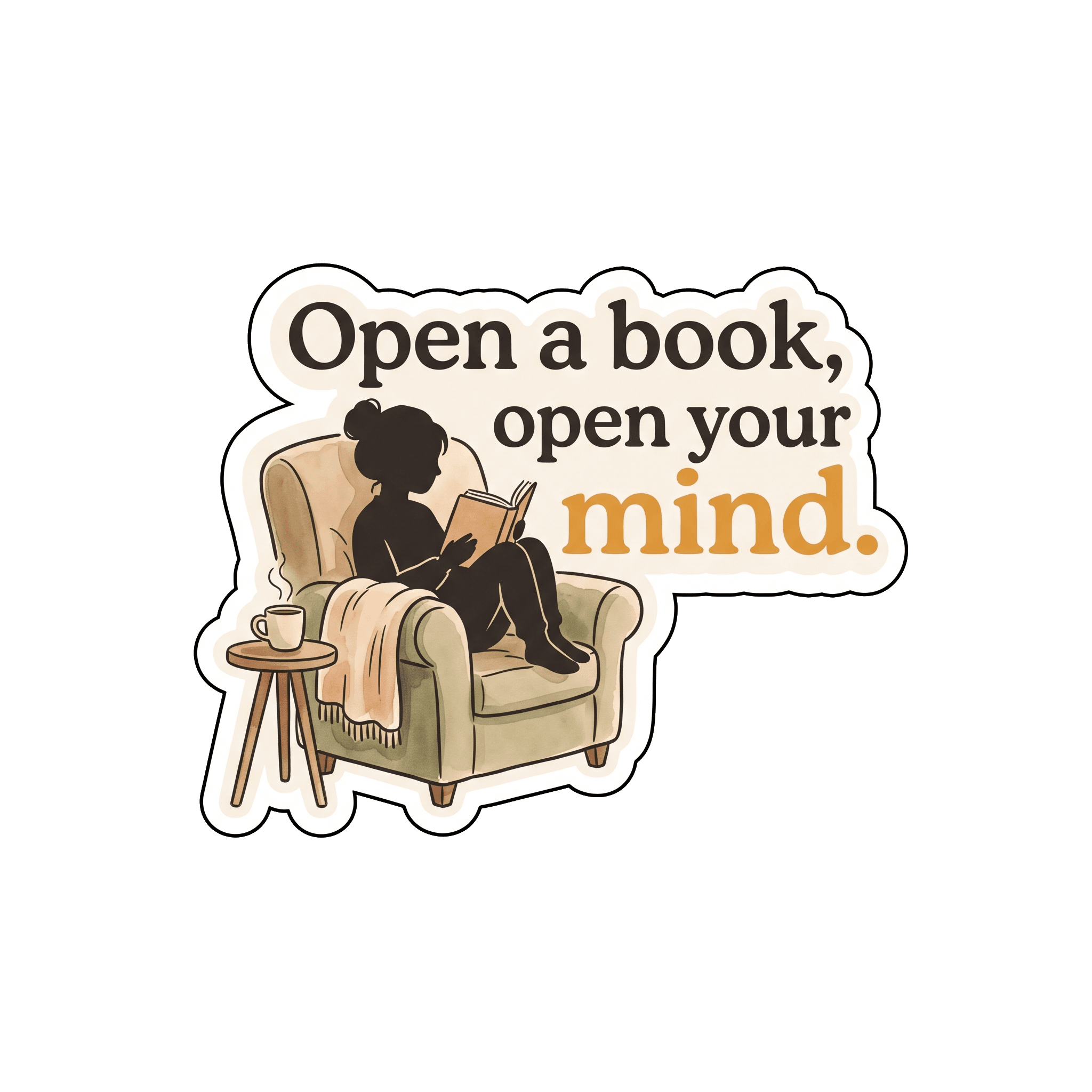Unlock Your Mind Book Sticker