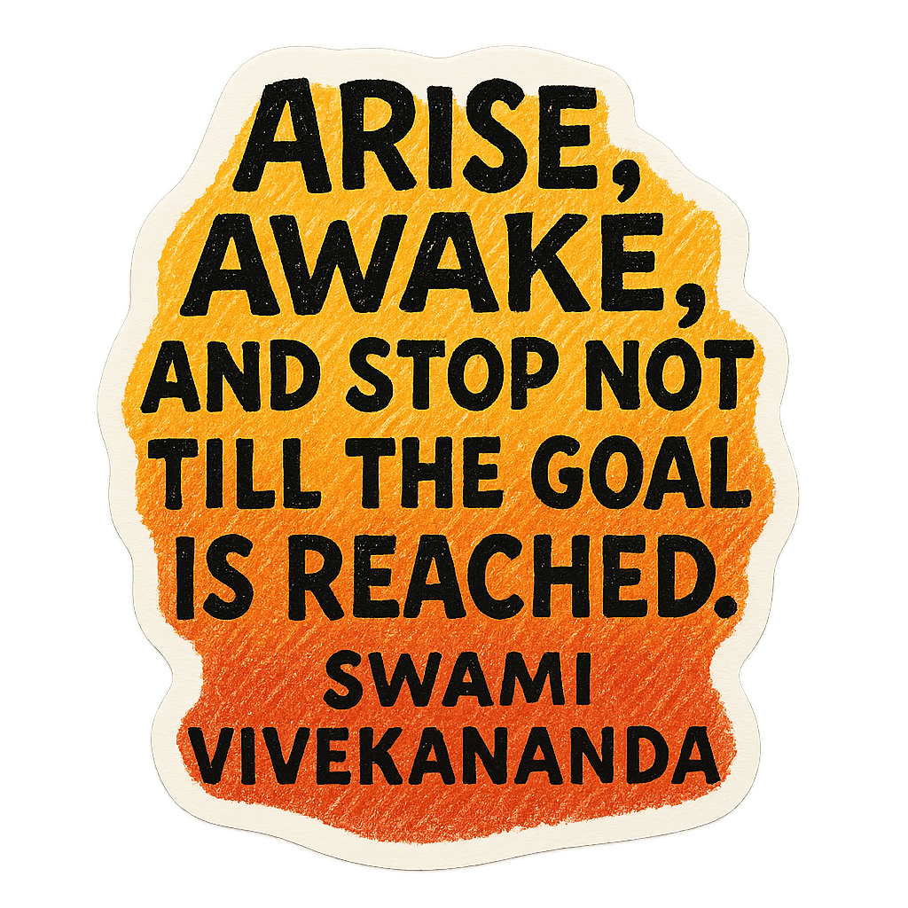 Swami Vivekananda Arise Awake Wisdom