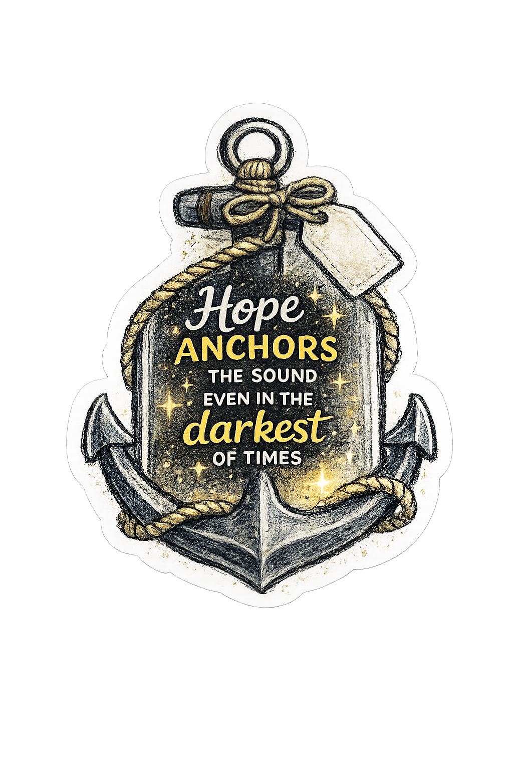 Hope Anchors Quote Graphic