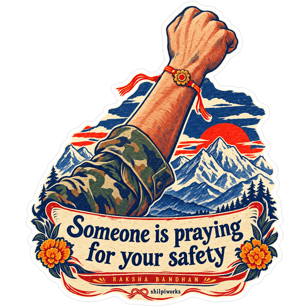 Praying For Your Safety Sticker
