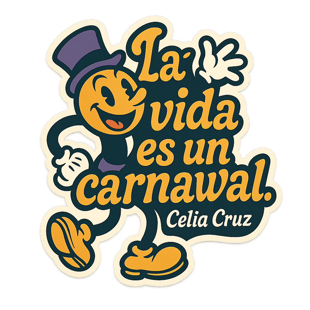 Celia Cruz La Vida Es Un Carnaval Joyful Character