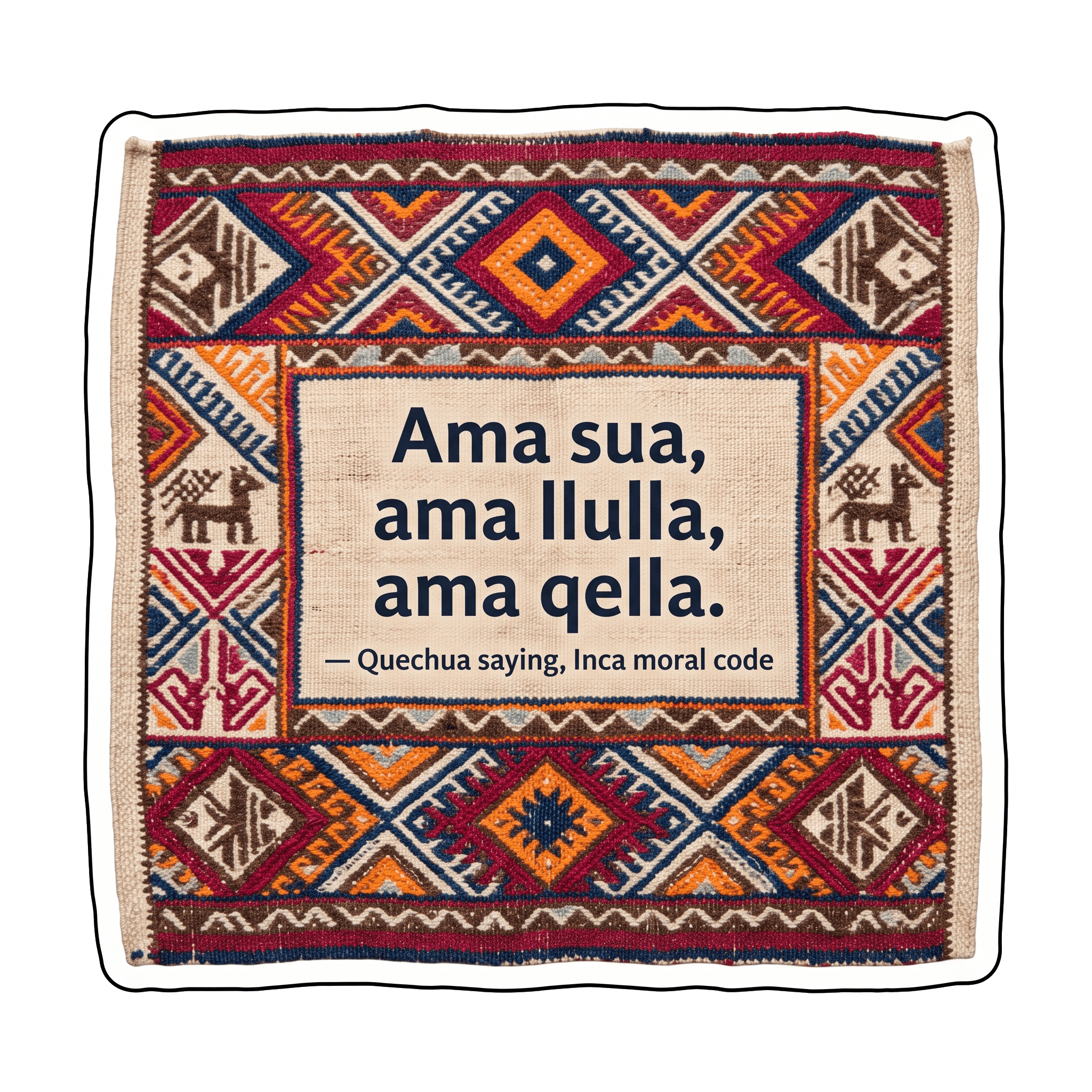 Andean Wisdom: Live with Integrity
