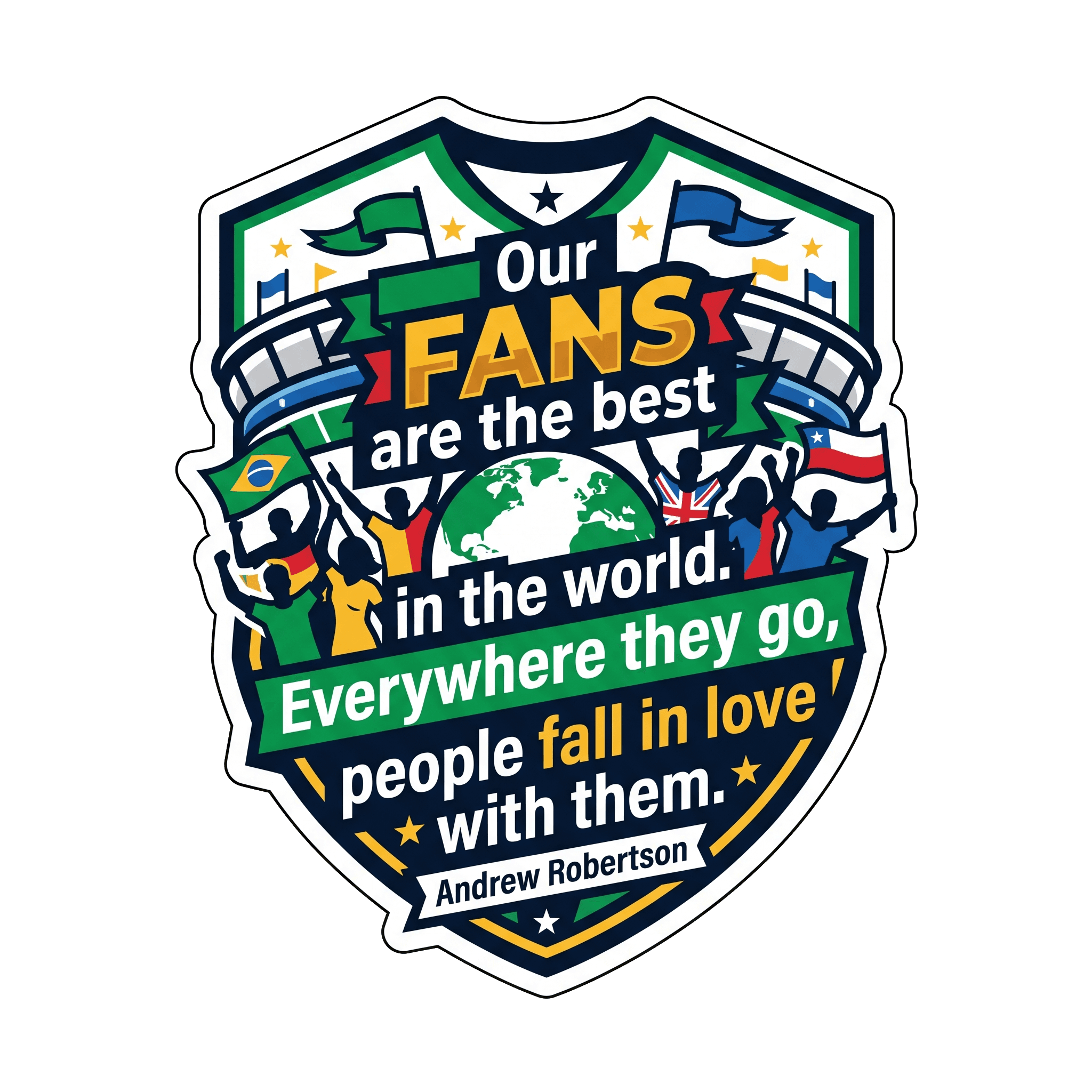 Global Football Fan Community Emblem