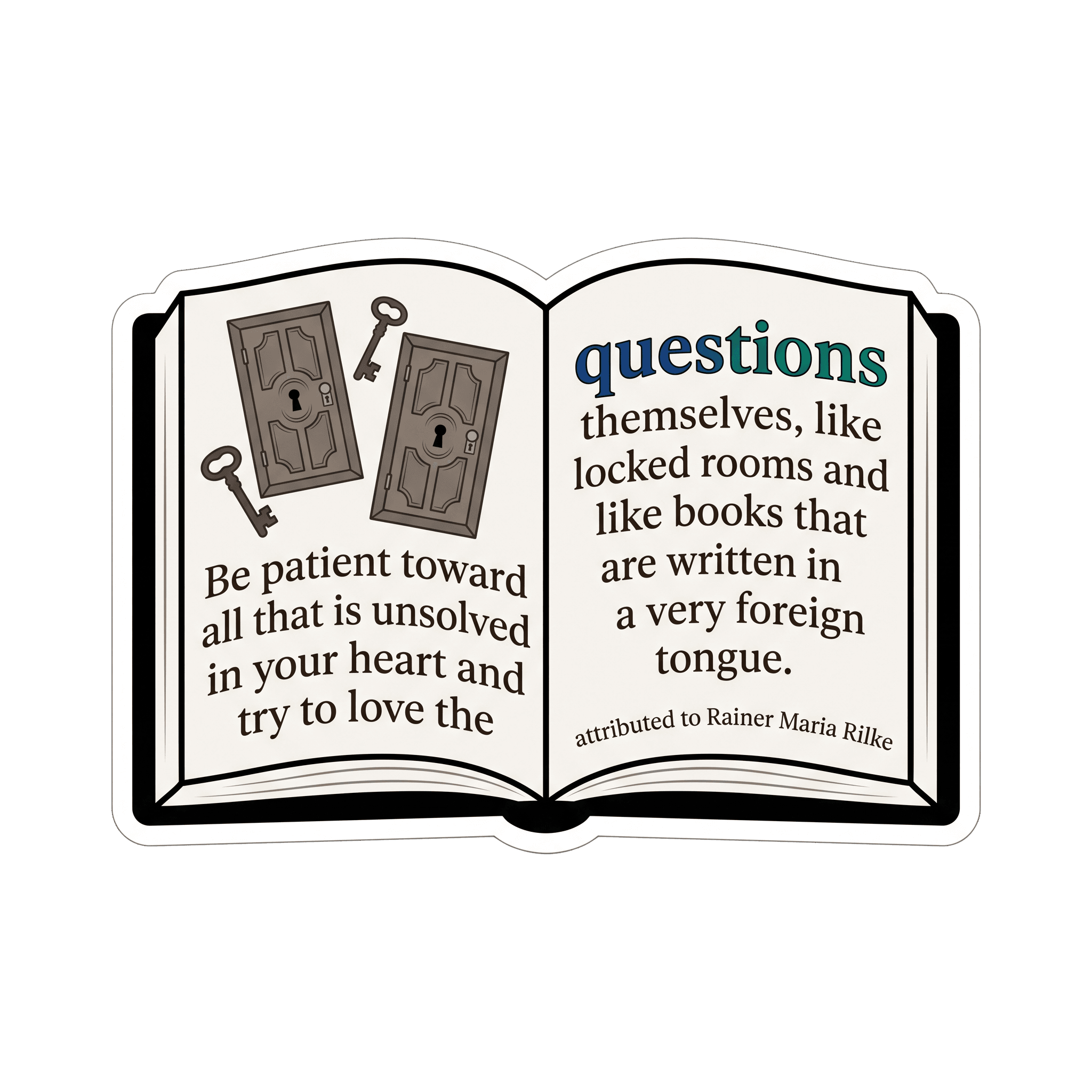 Rilke's Patience with Unsolved Heart Questions