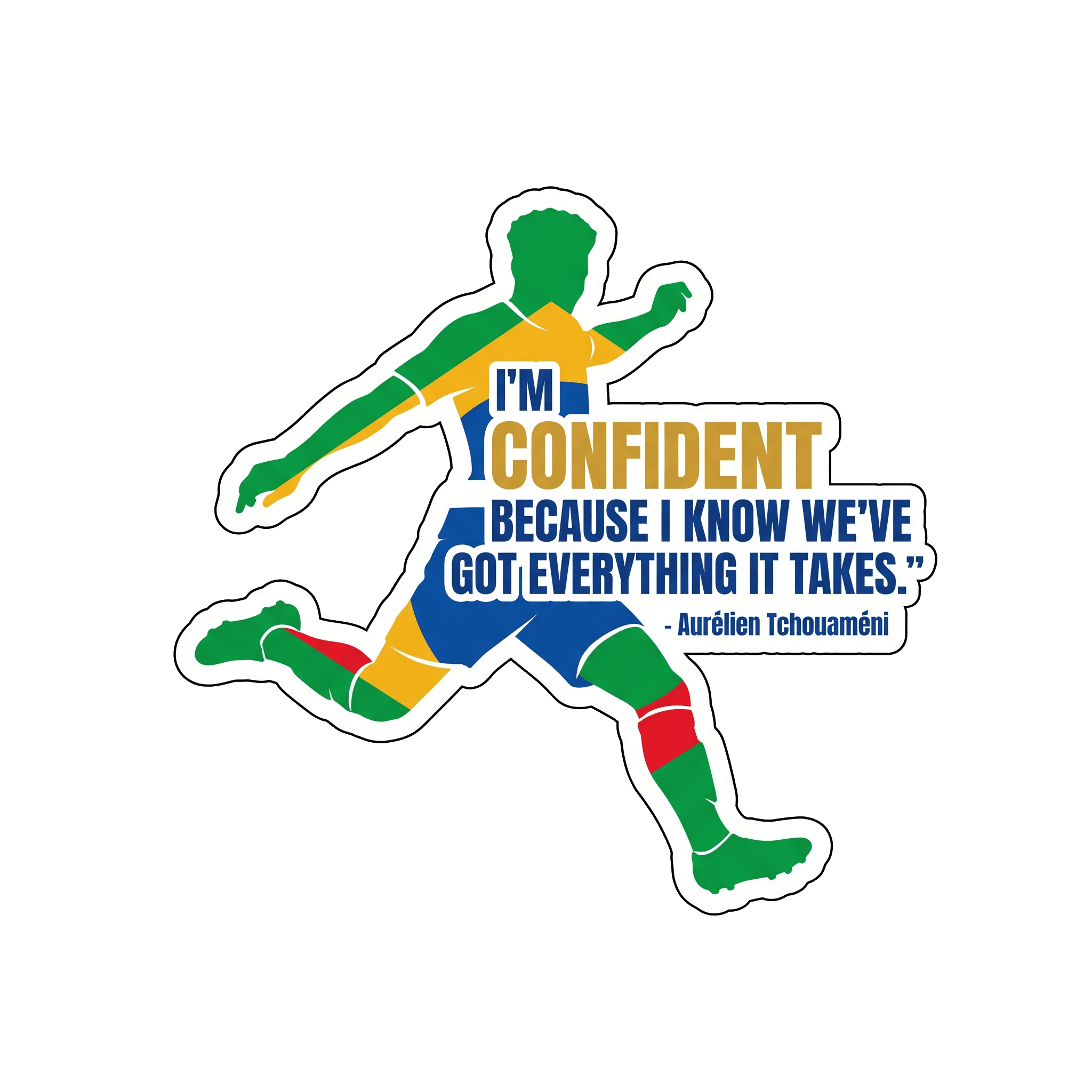 Tchouaméni Confidence World Cup Sticker