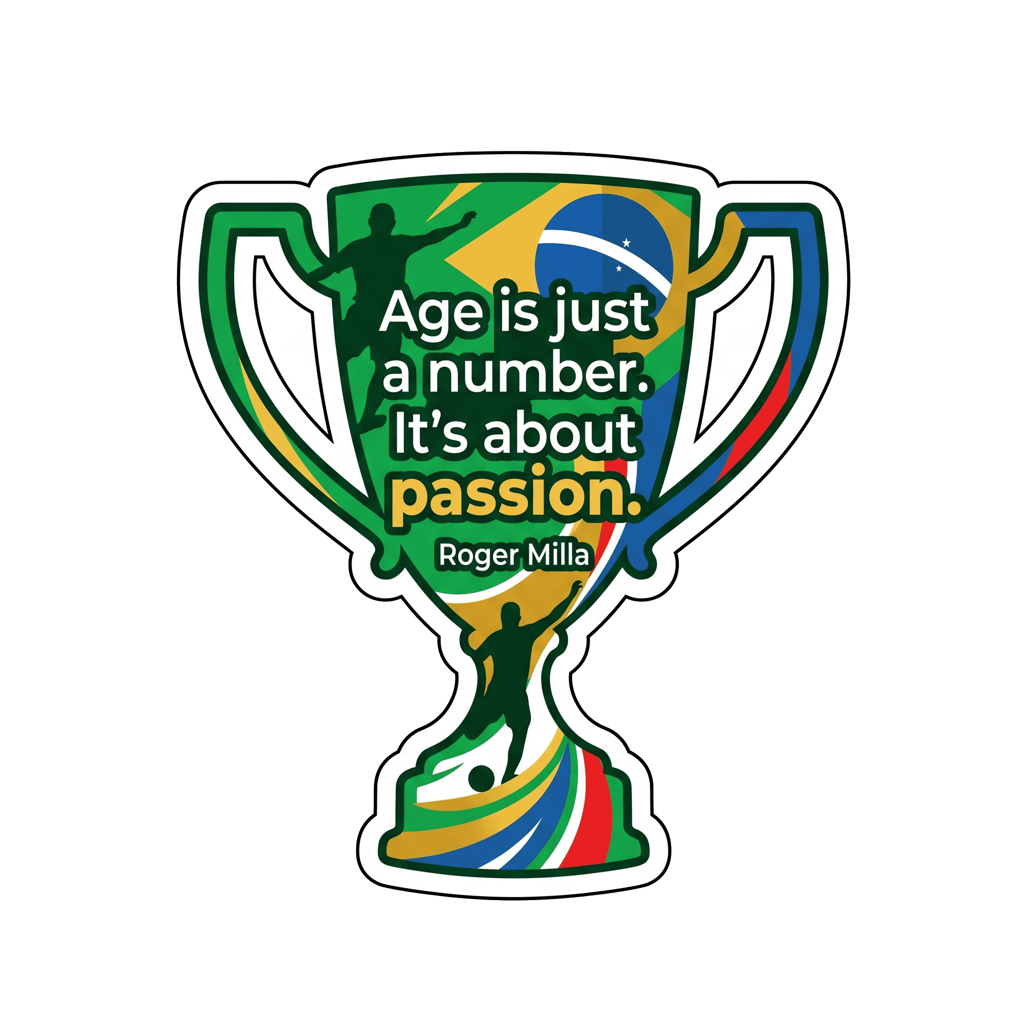 Roger Milla Passion Decal
