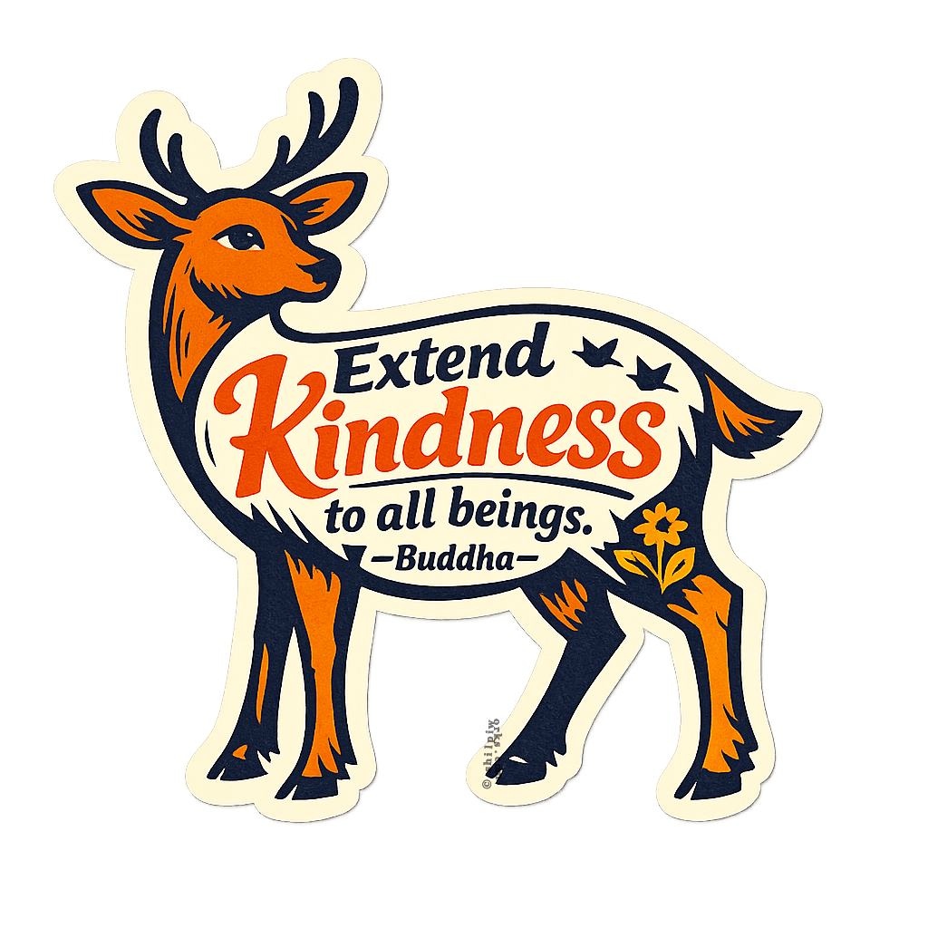 Extend Kindness Deer Wisdom