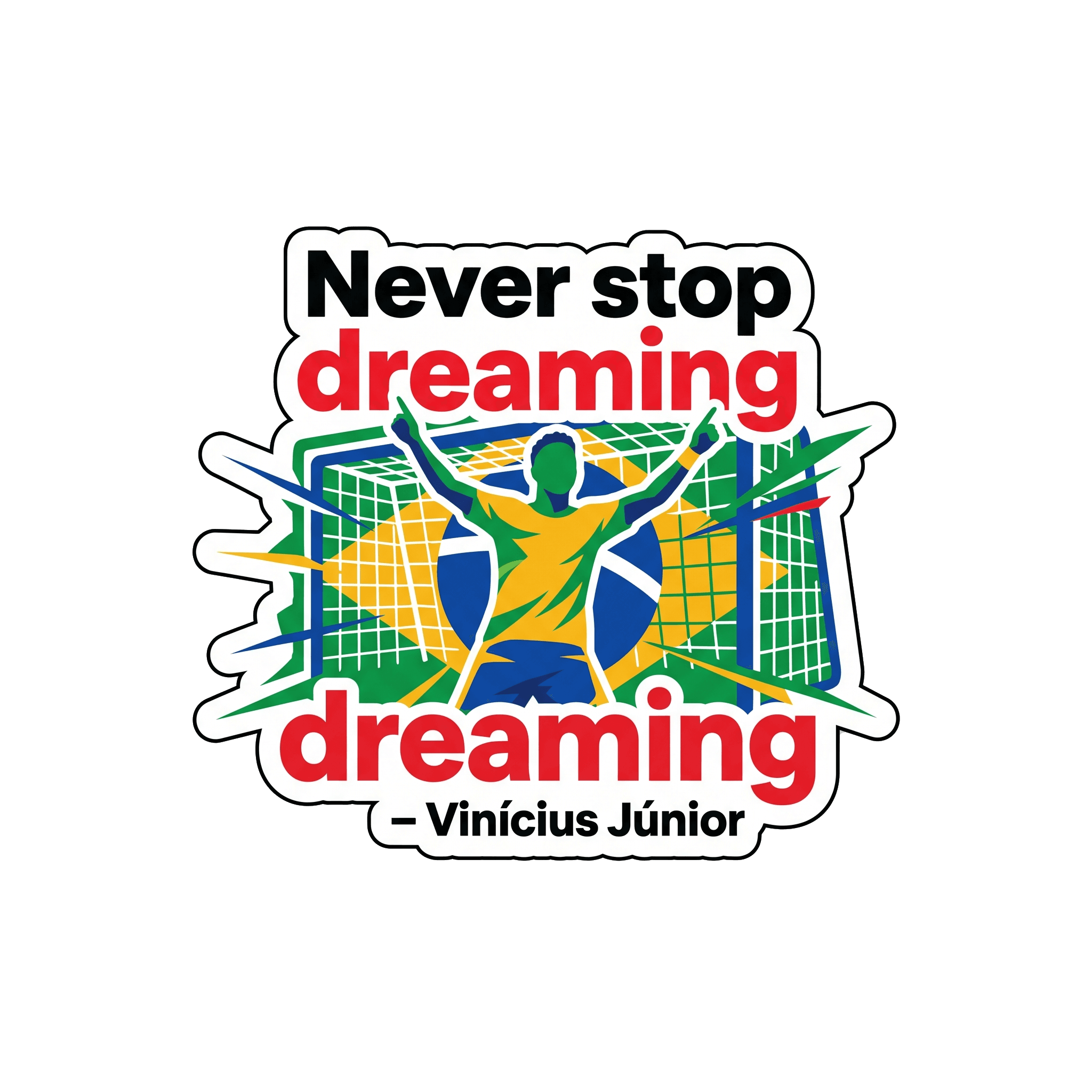 Vini Jr.'s Dream Big Sticker