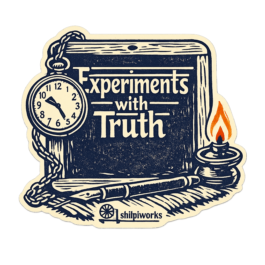 Mahatma Gandhi Experiments With Truth Sticker