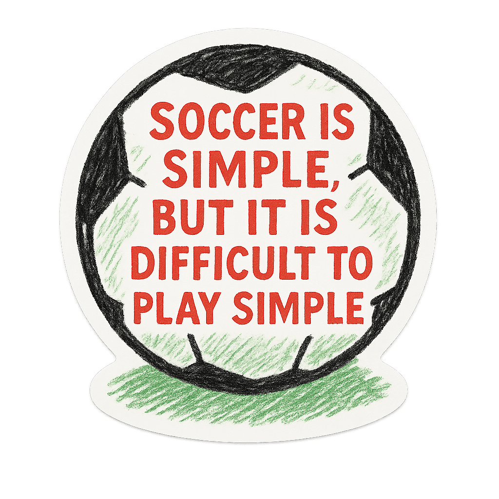 Soccer Is Simple Graphic