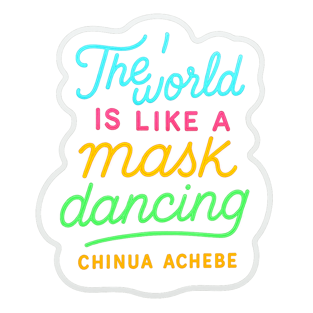 Chinua Achebe World Mask Dancing Wisdom