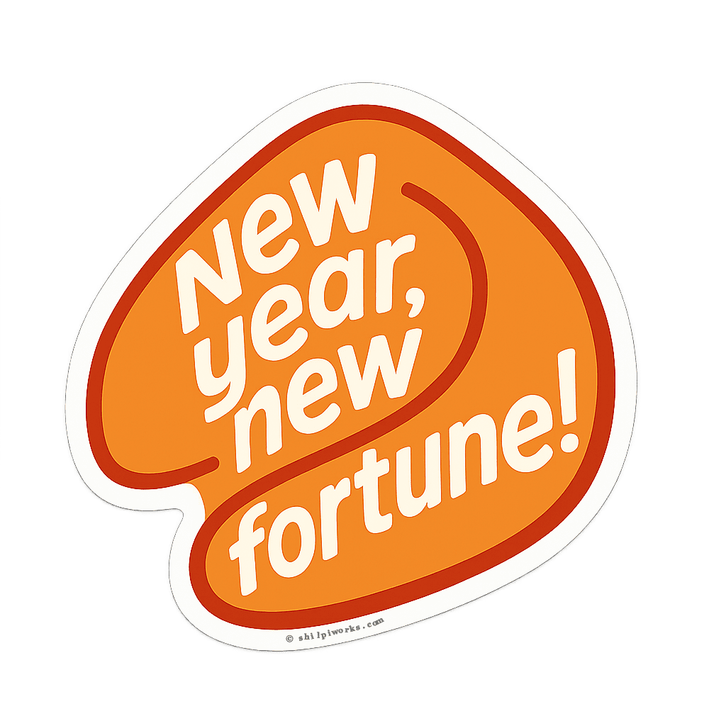 New Year, New Fortune! Quote Graphic