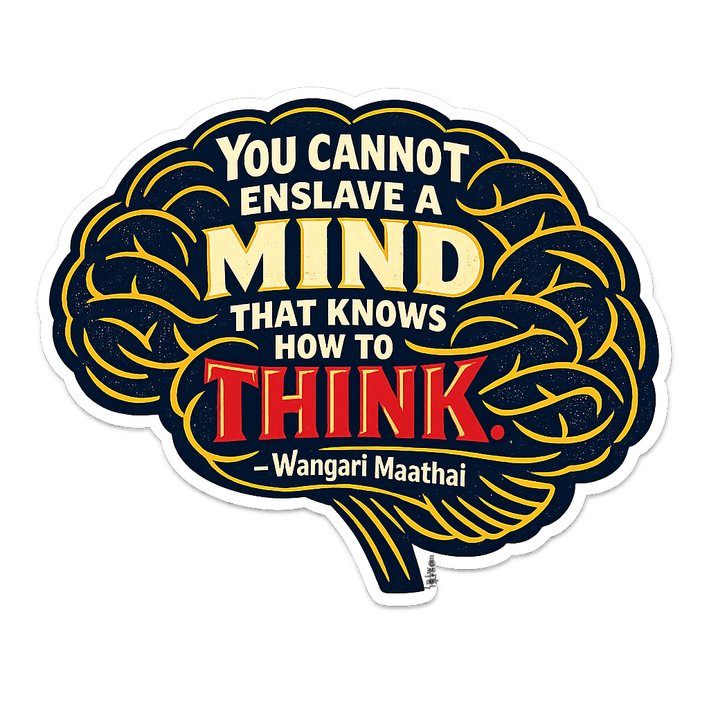 Wangari Maathai Intellectual Freedom Mind Power