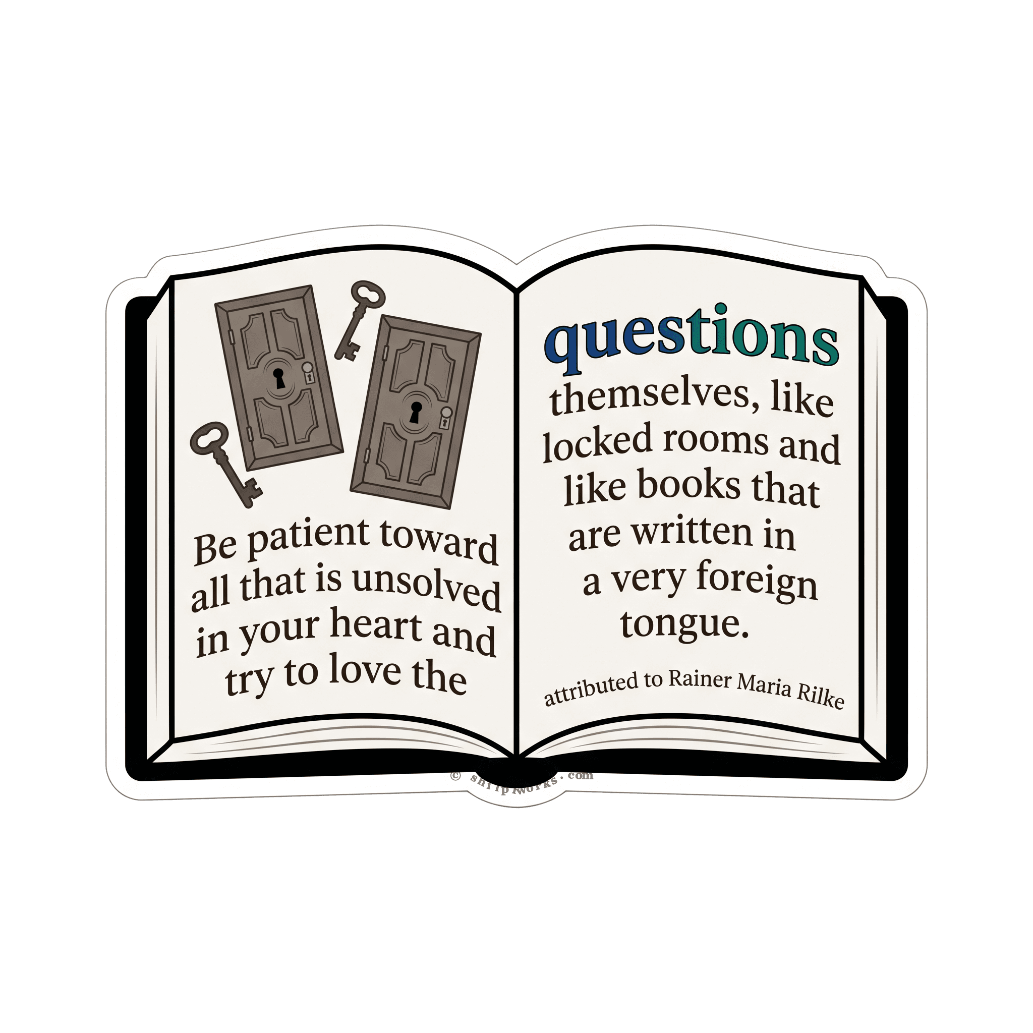 Rilke's Patience with Unsolved Heart Questions