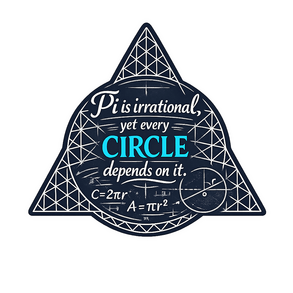 Pi's Paradox: The Foundation of Every Circle