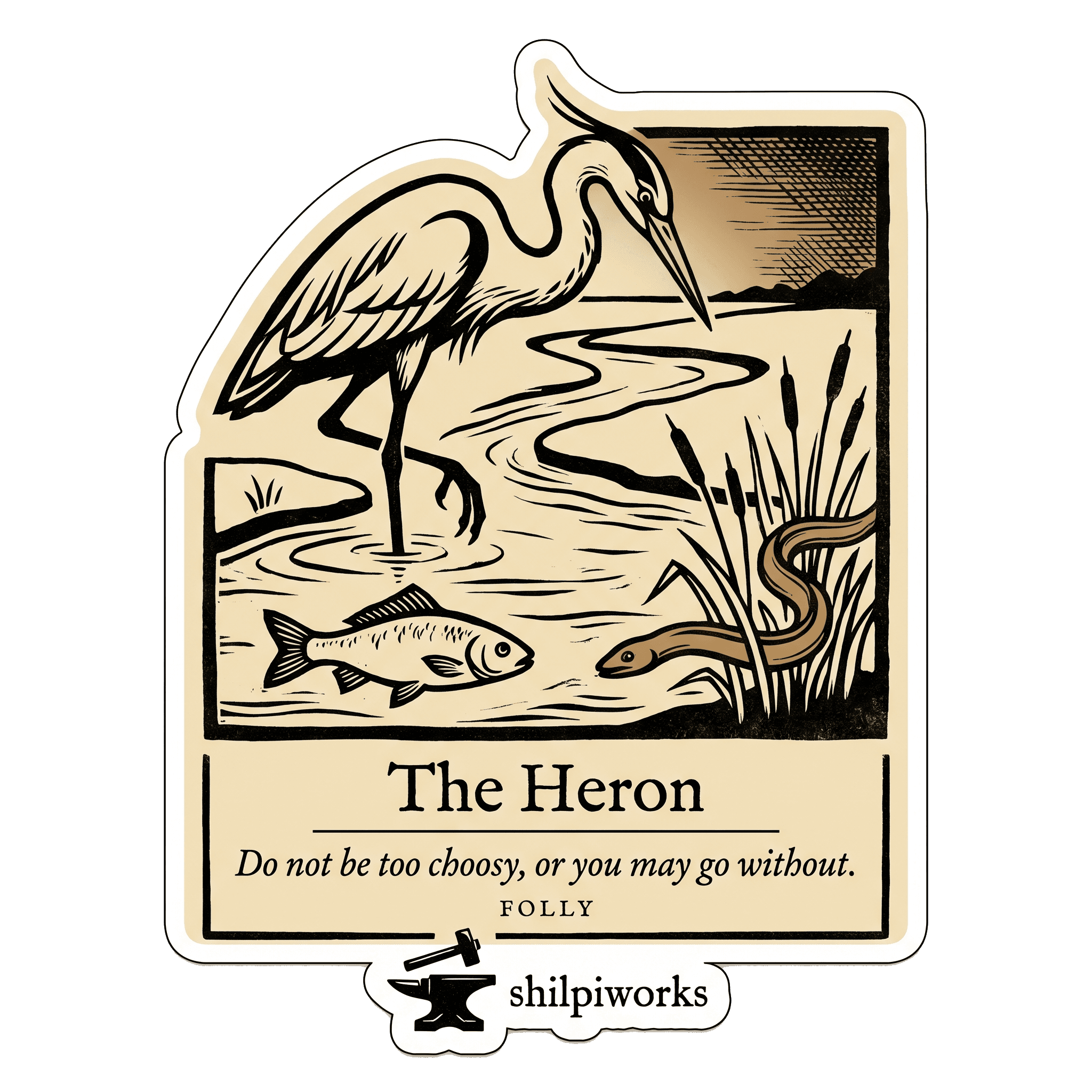 Heron's Fable: Do Not Be Too Choosy