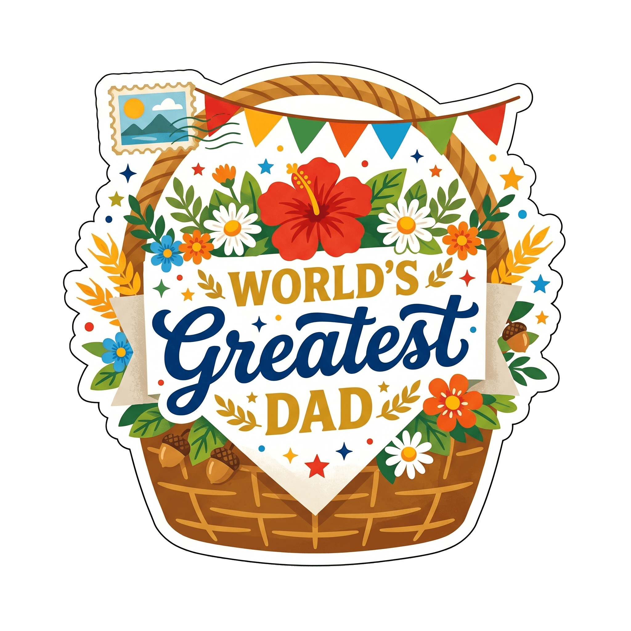 World's Greatest Dad Appreciation Sticker