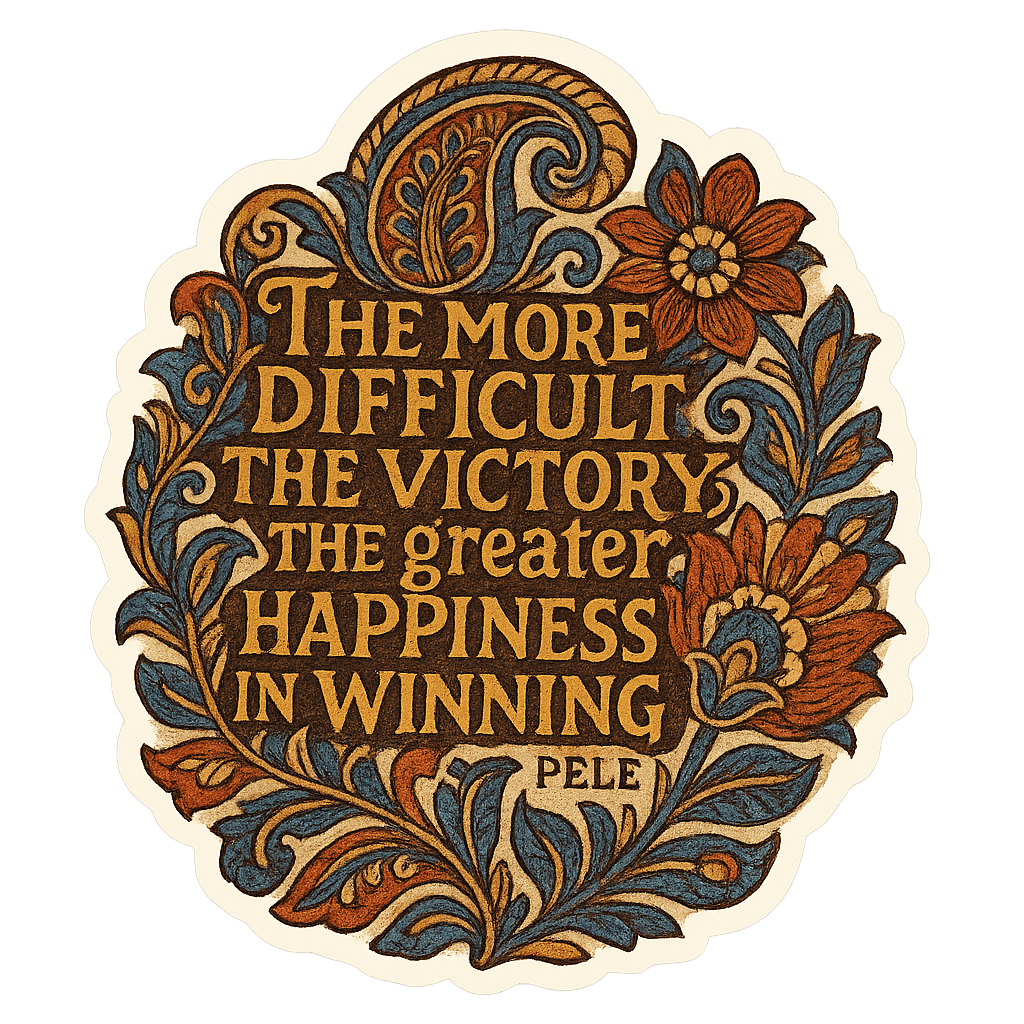 Pelé's Enduring Wisdom: The Joy of Hard-Won Success
