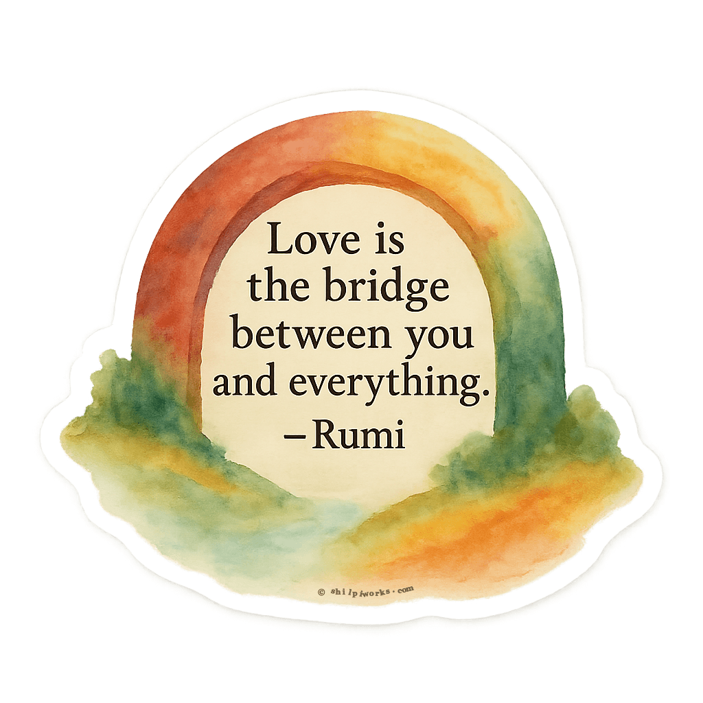 Rumi Quote Art
