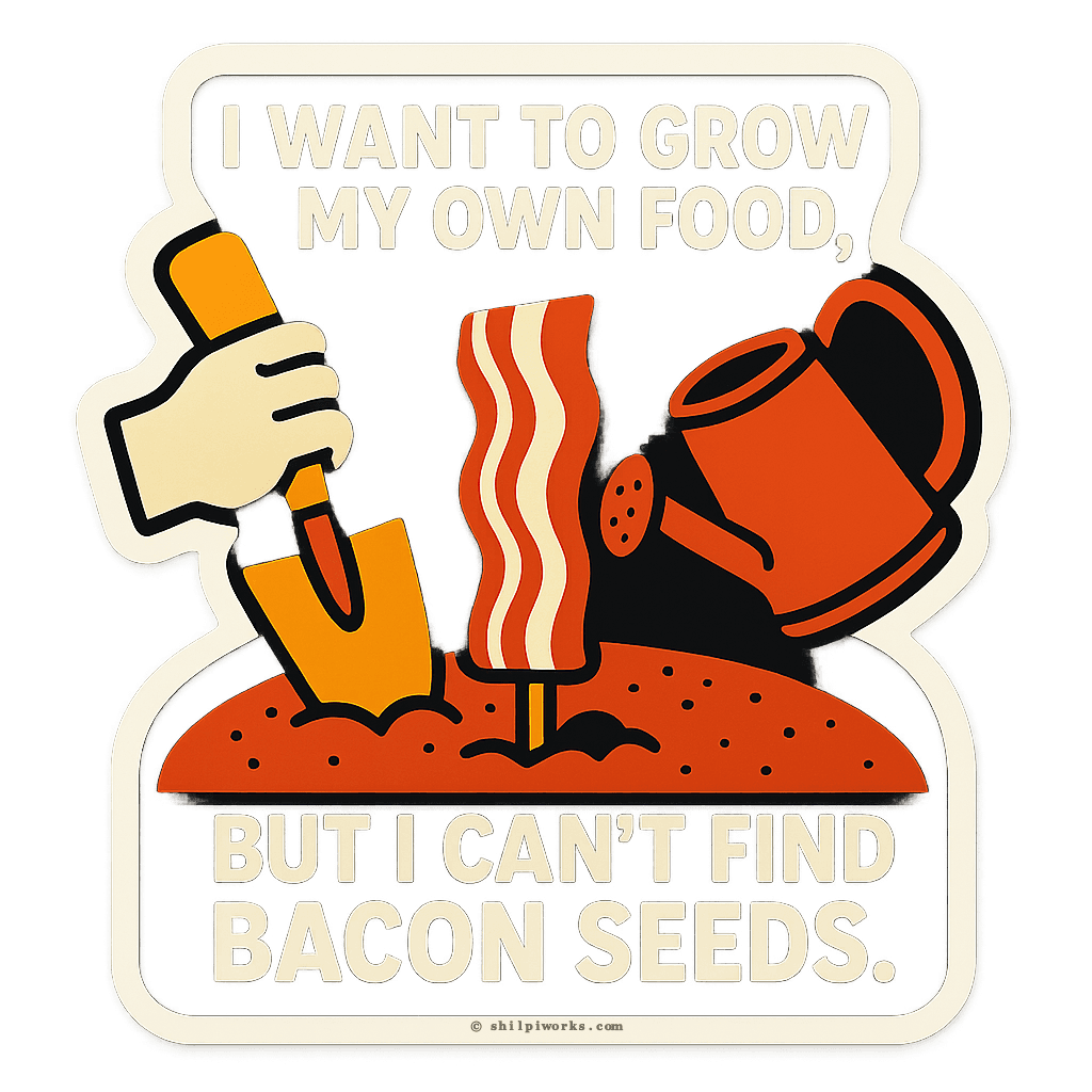 Bacon Seeds Foodie Humor