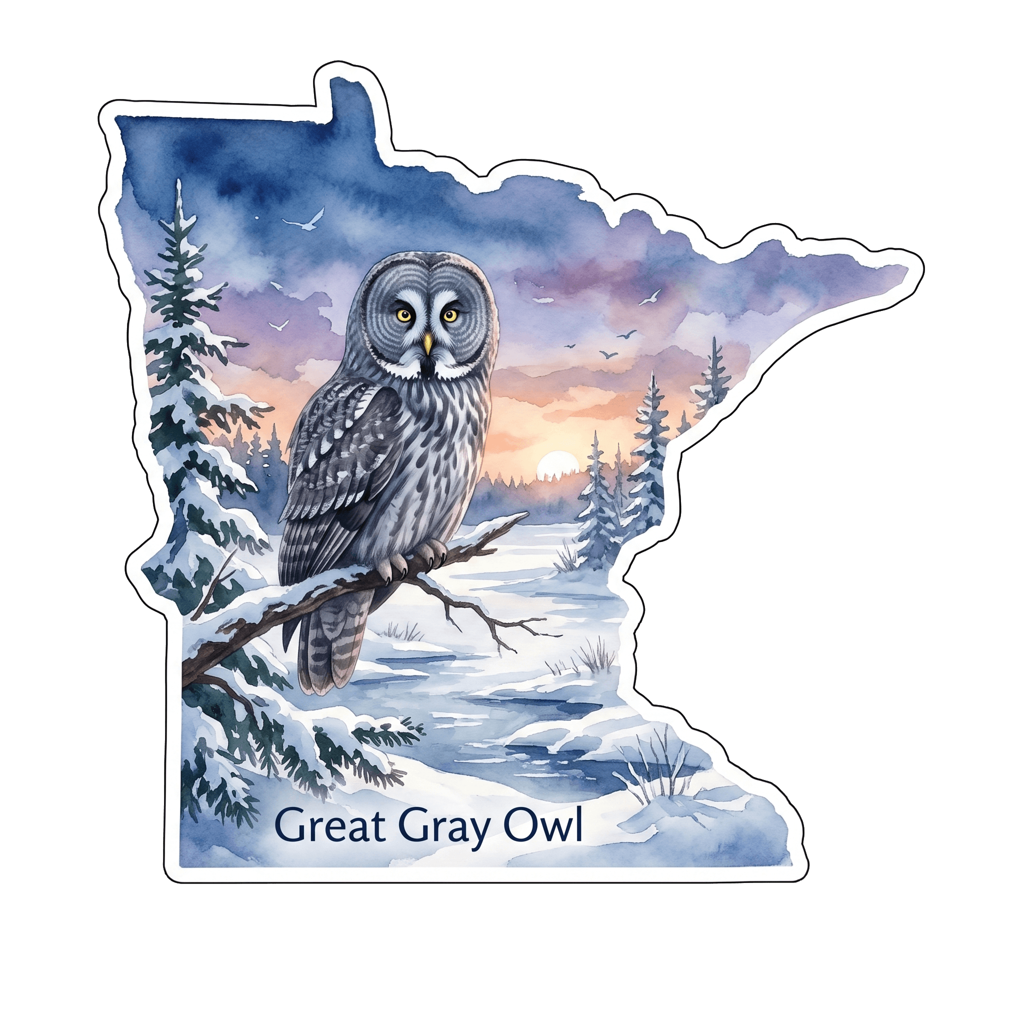 Great Gray Owl: Silent Snow Hunter