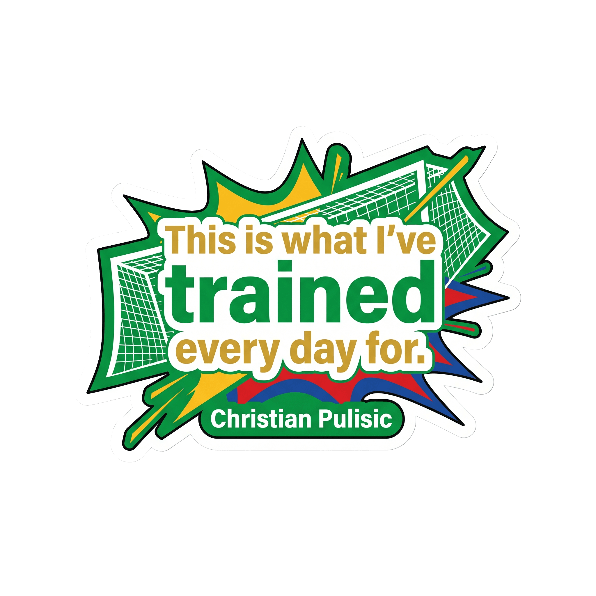 Pulisic's World Cup Dedication Sticker