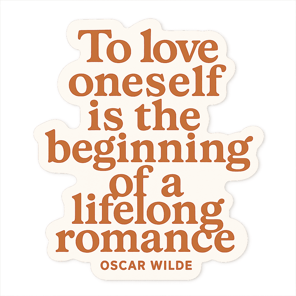 Oscar Wilde Self-Love Romance Inspiration