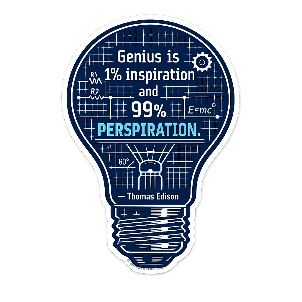 Edison's Genius & Effort Philosophy