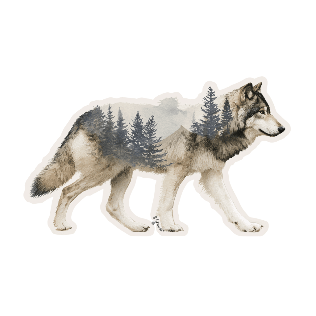 Wolf Forest Art