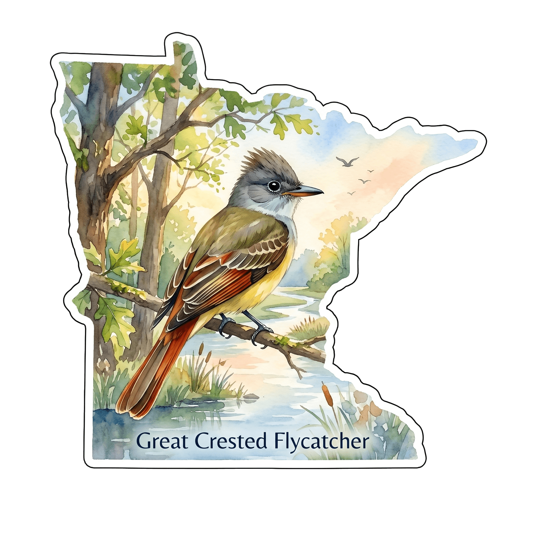 Great Crested Flycatcher: Woodland Voice