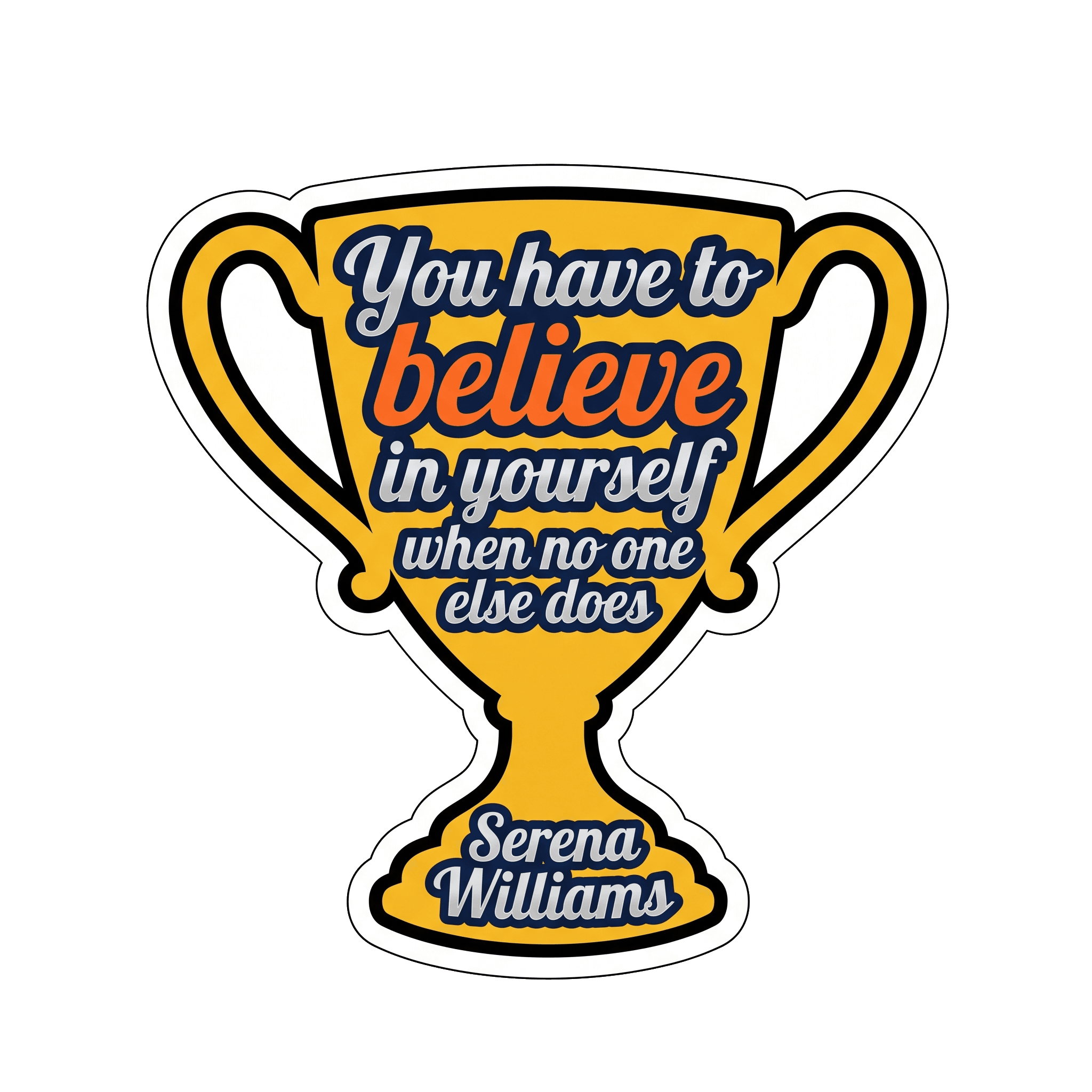 Serena Williams Self-Belief Champion Mindset