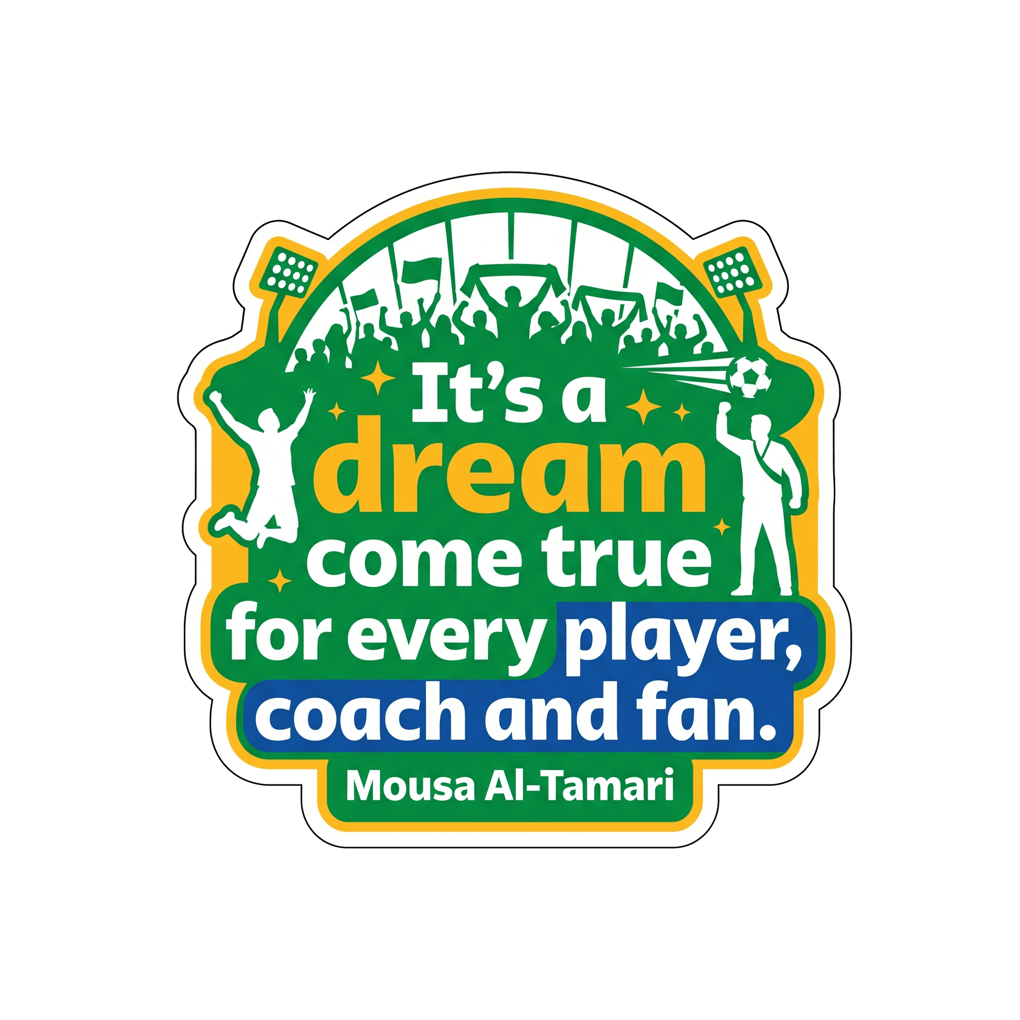 World Cup Dream Come True Sticker