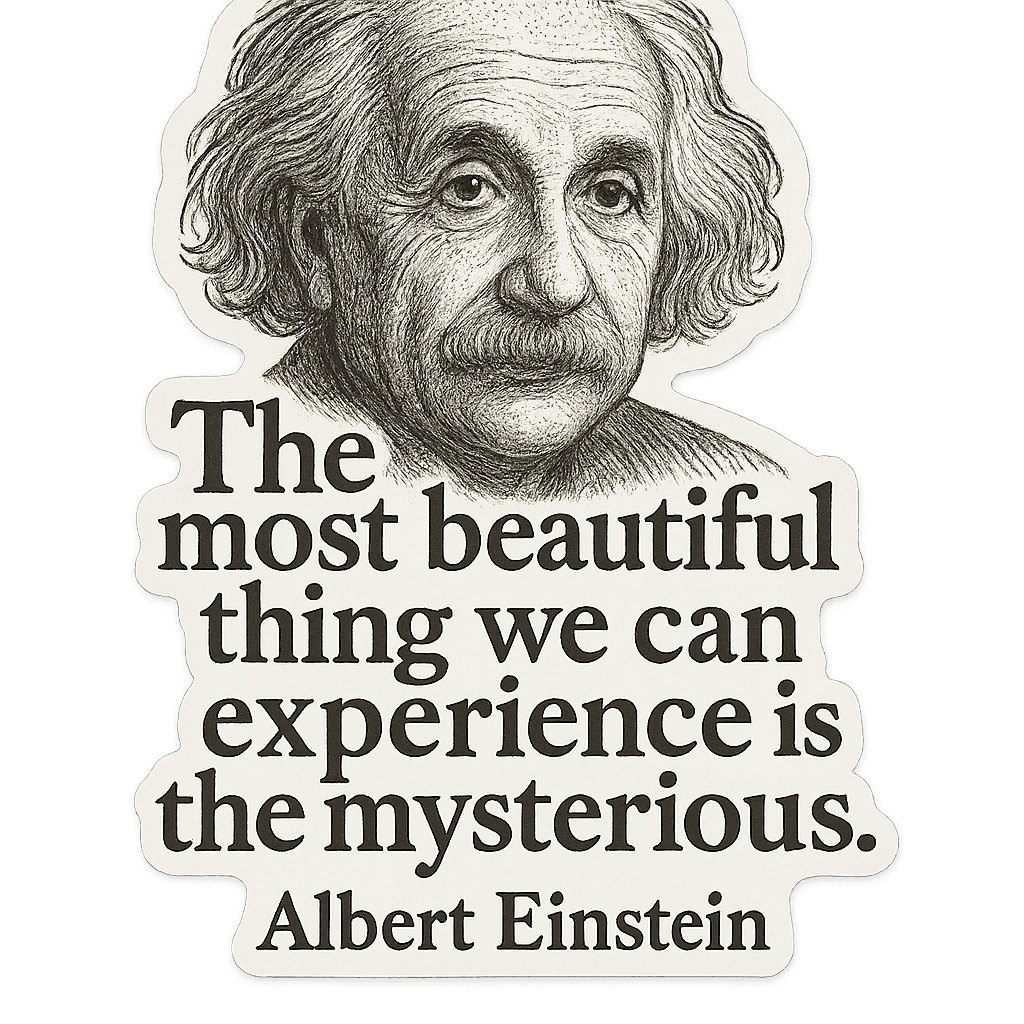 Einstein's Profound Wisdom on Mystery