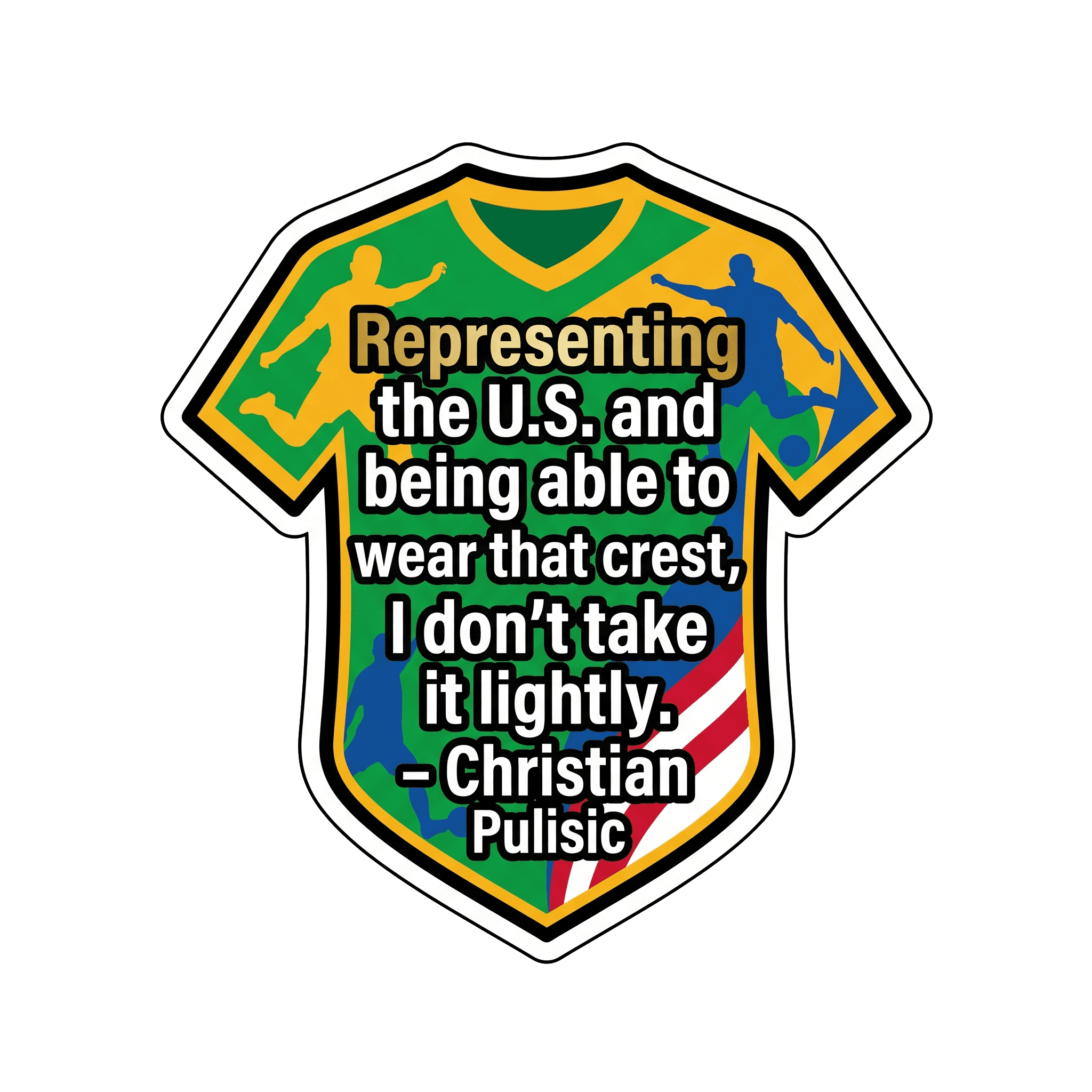 Christian Pulisic US Soccer Allegiance Emblem