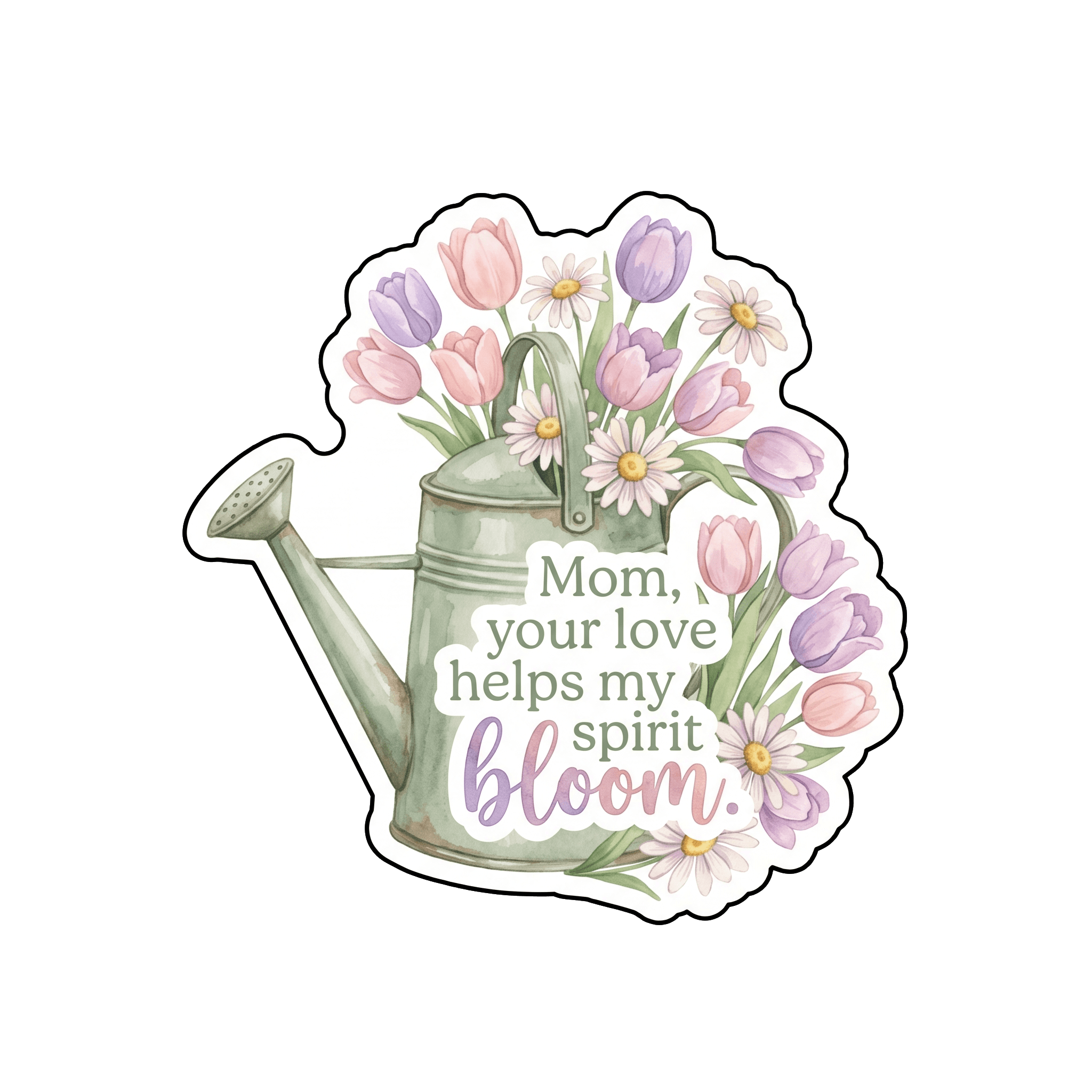 Nurturing Love Bloom Sticker