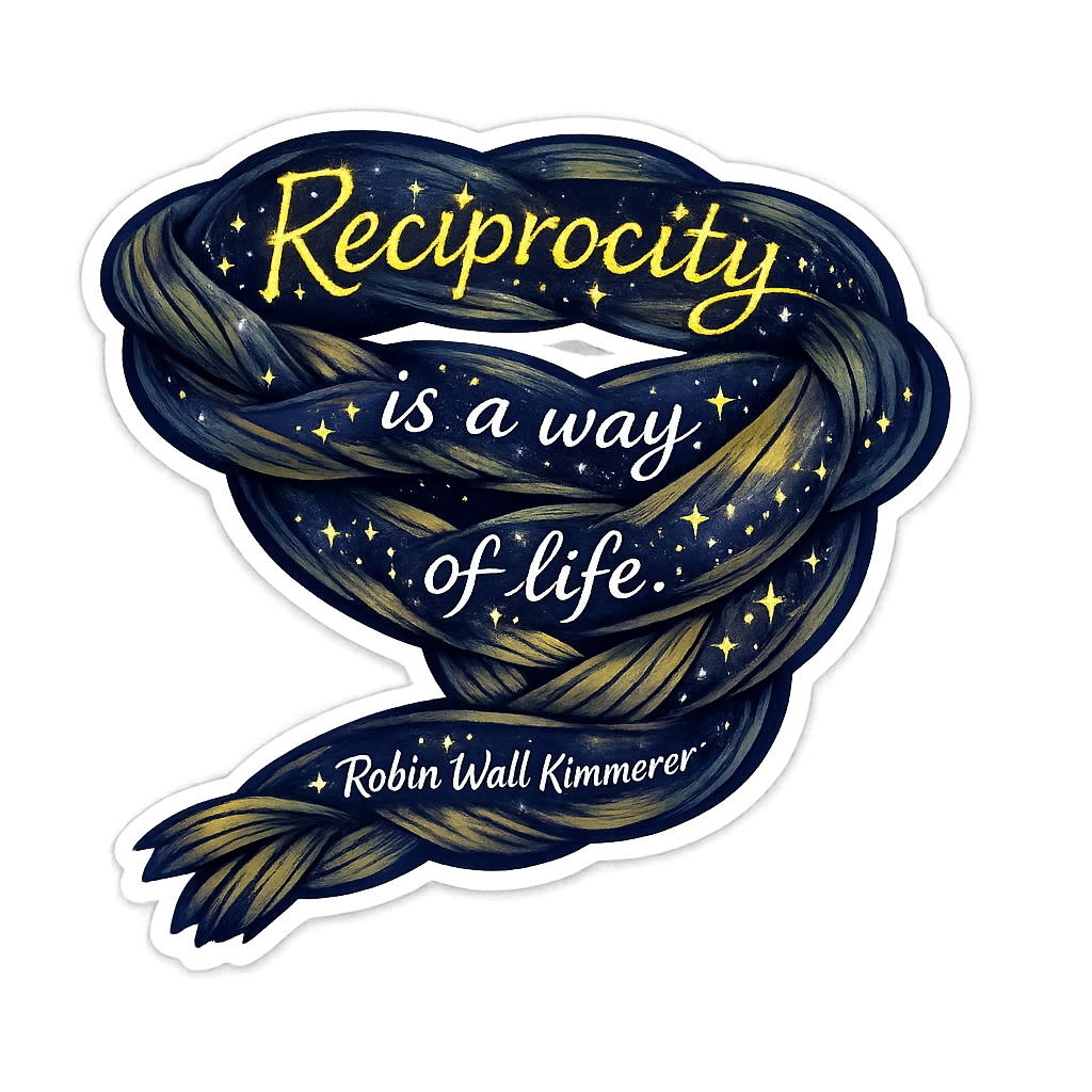 Reciprocity Life Principle by Robin Wall Kimmerer