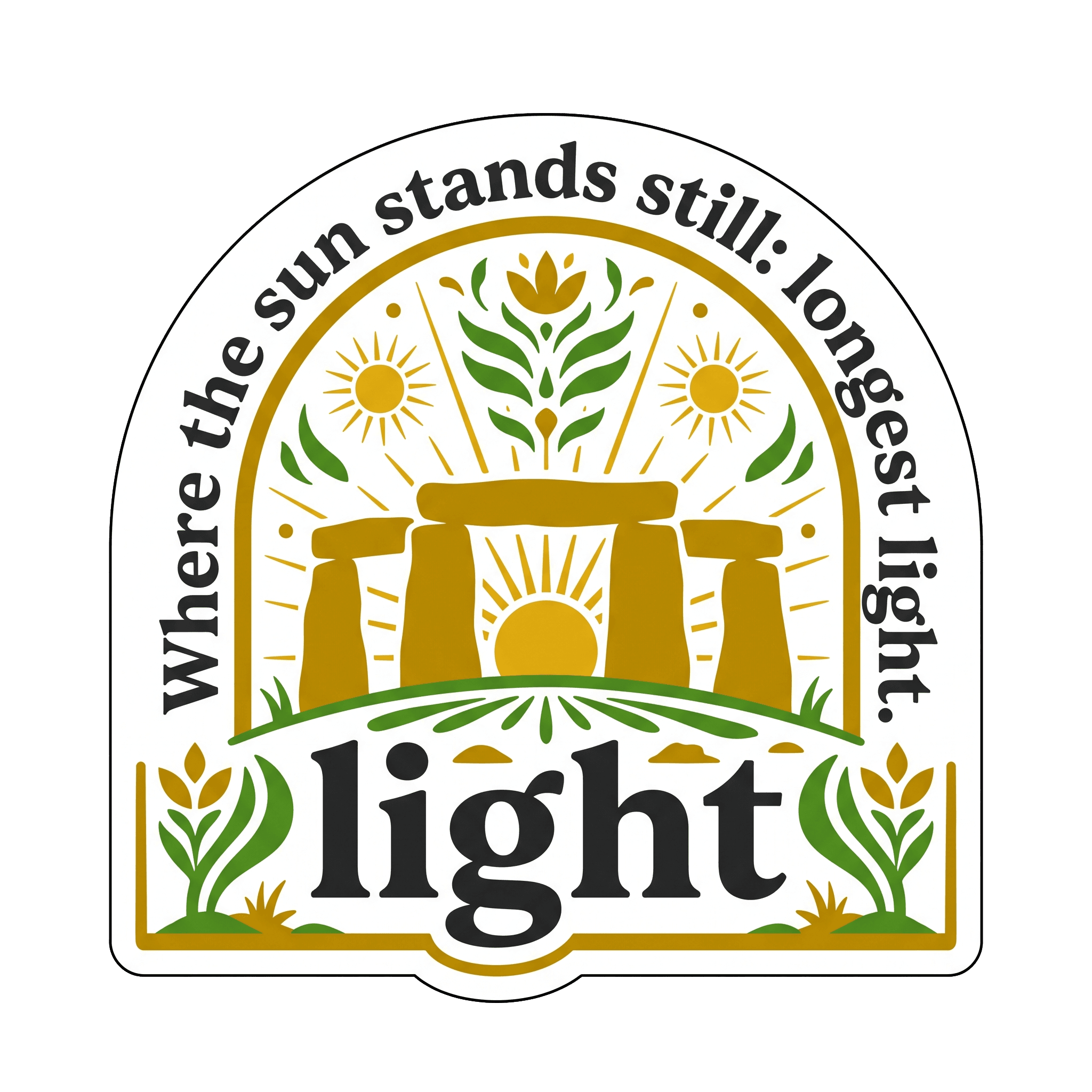 Where Sun Stands Still Sticker