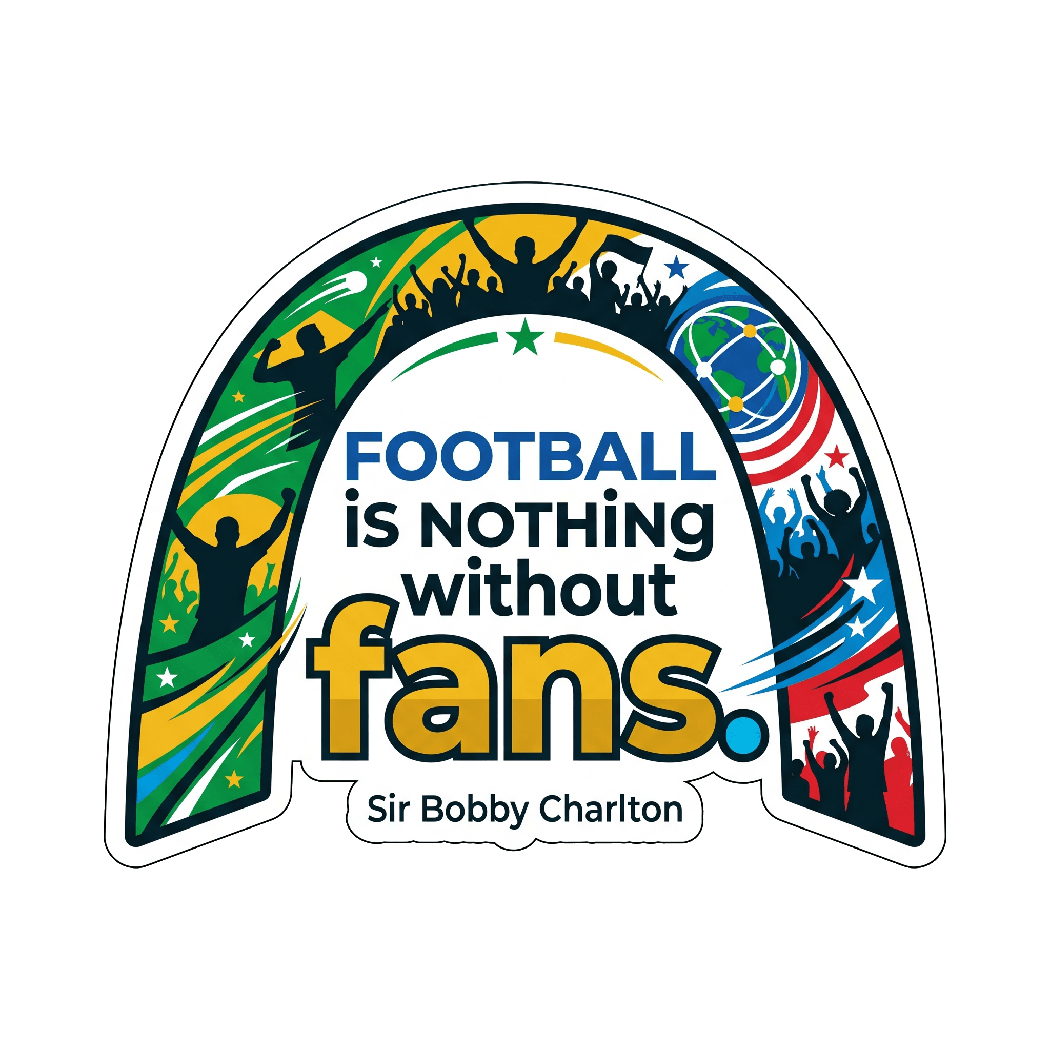 Sir Bobby's Fan Tribute Sticker