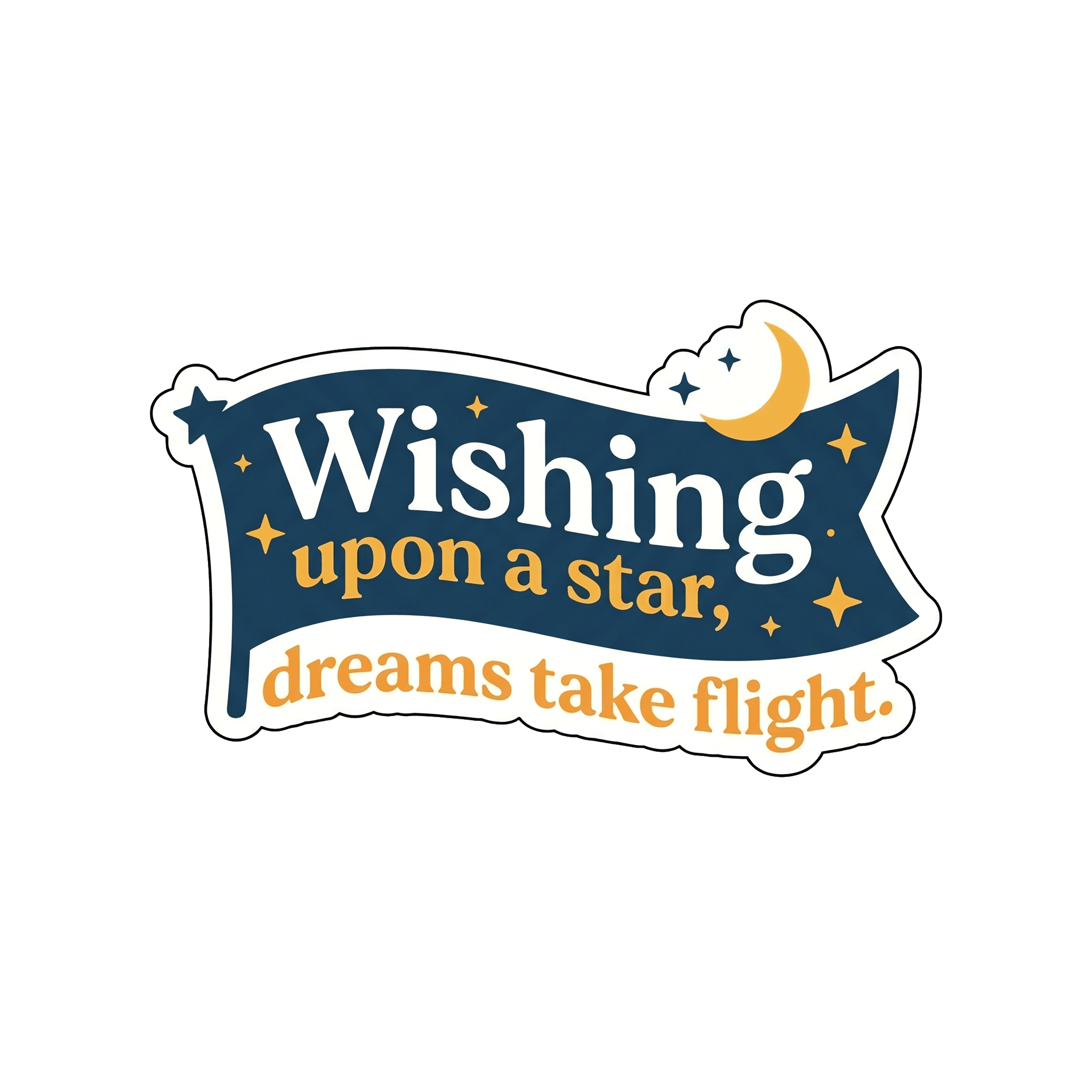 Celestial Dreams Take Flight Sticker