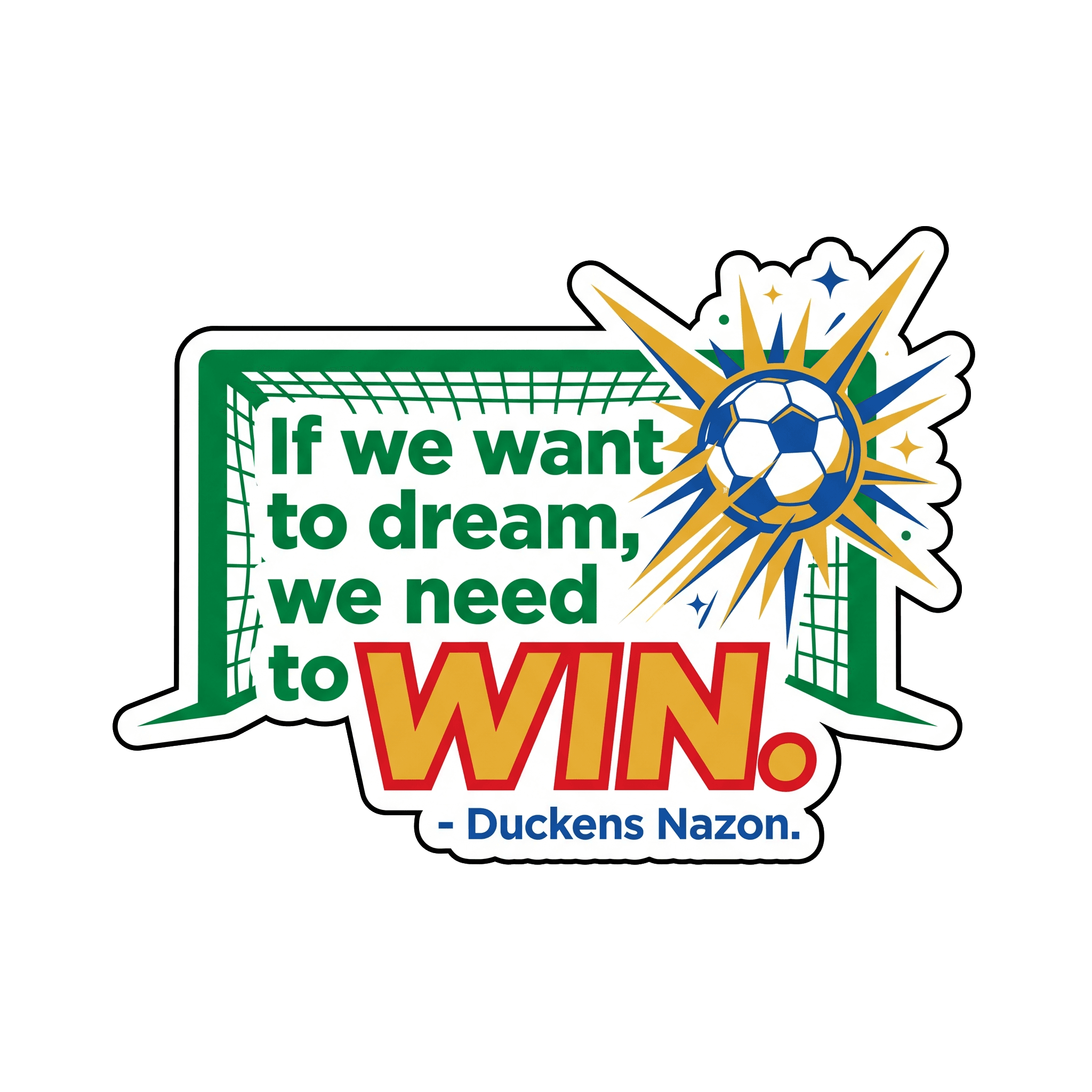 Nazon's World Cup Dream Sticker
