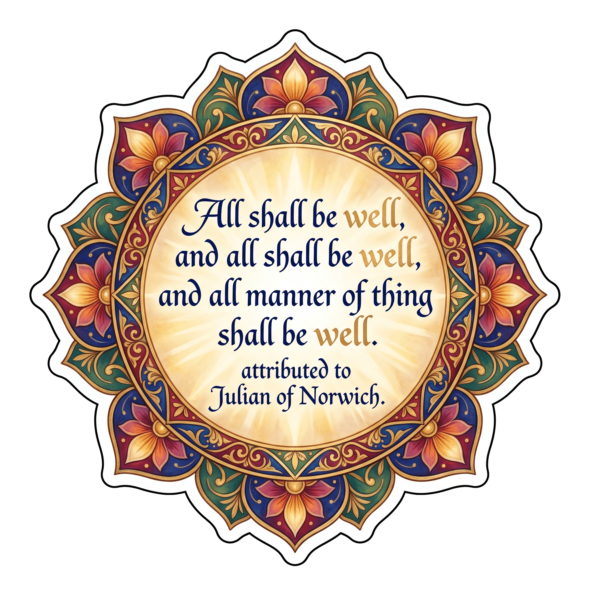 Julian of Norwich: All Shall Be Well Affirmation