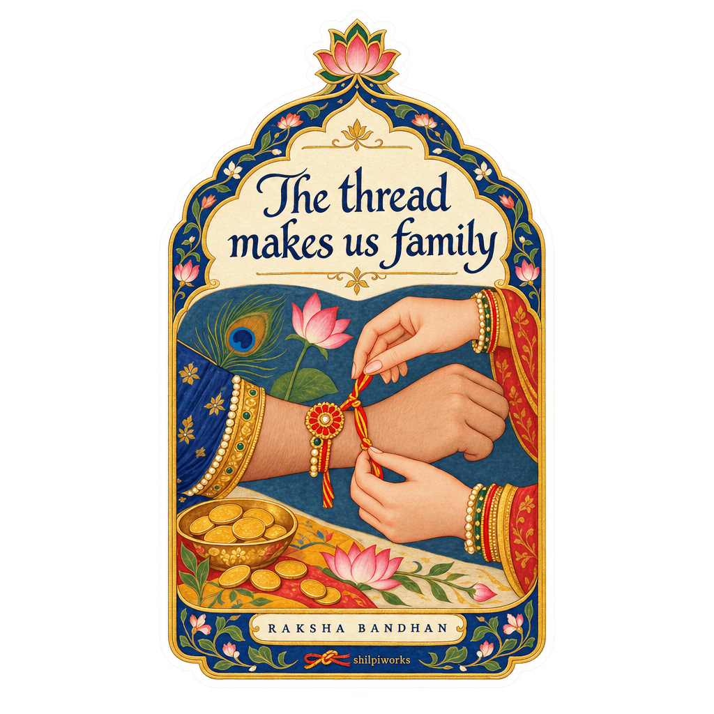 Thread Makes Us Family Sticker