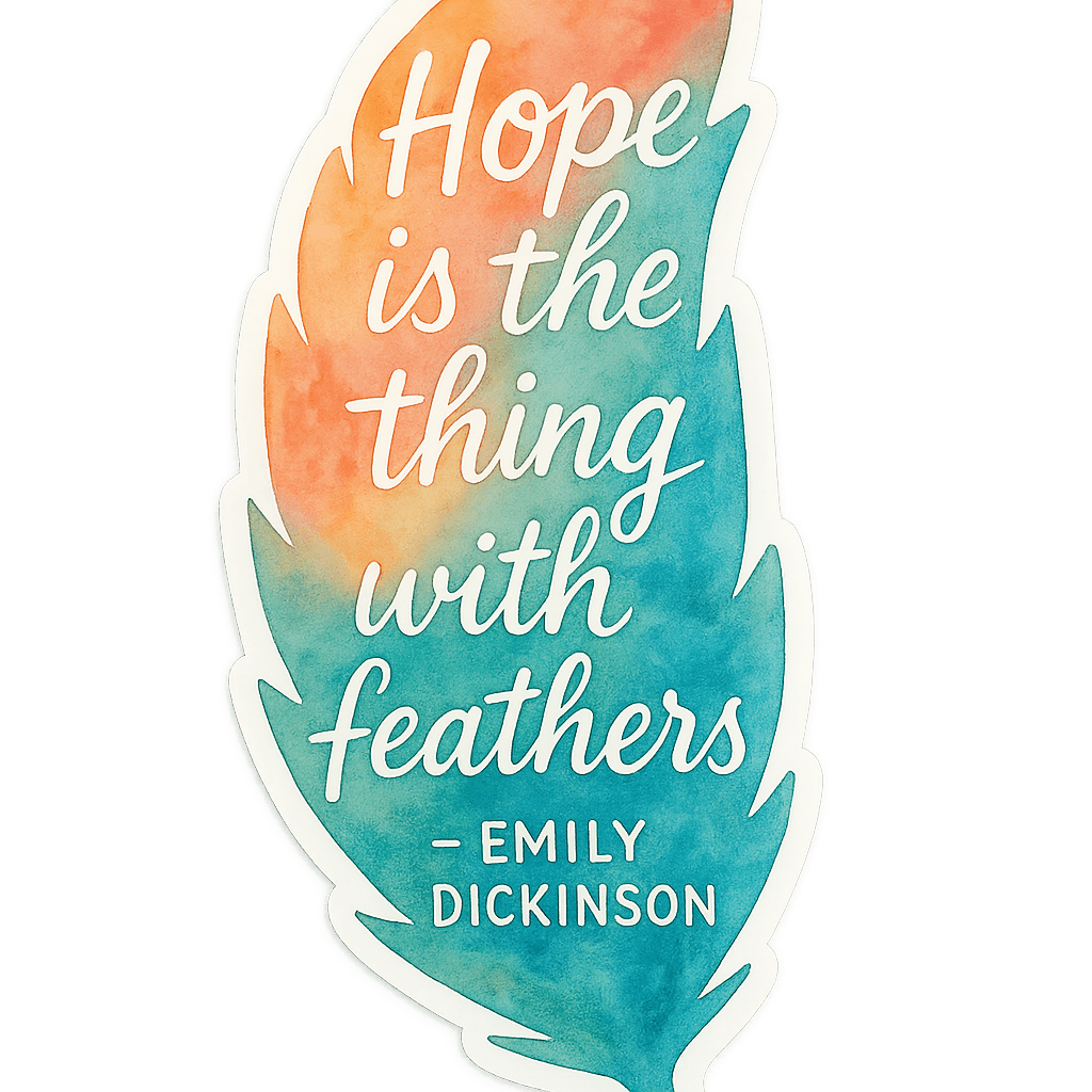 Emily Dickinson Hope Feather Poetic Expression