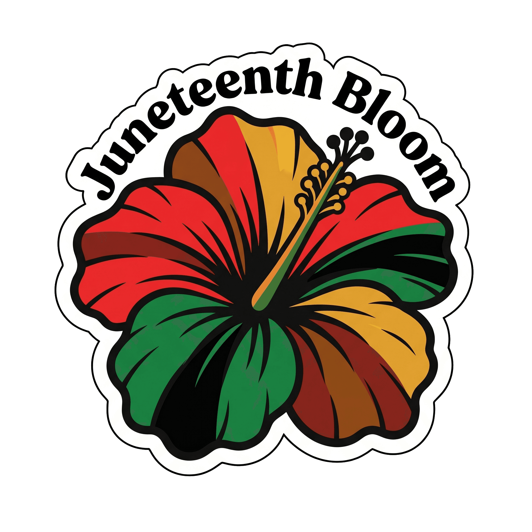Juneteenth Bloom Hibiscus Flower