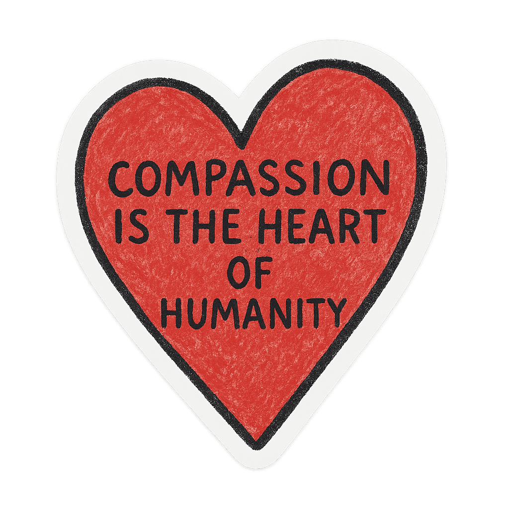 Compassion Heart Saying