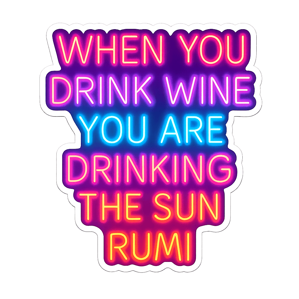 Rumi's Wine & Sun Poetic Wisdom