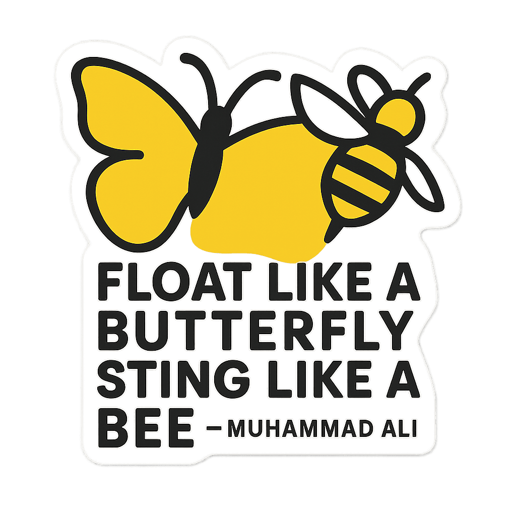 Muhammad Ali: Float Sting Cutout